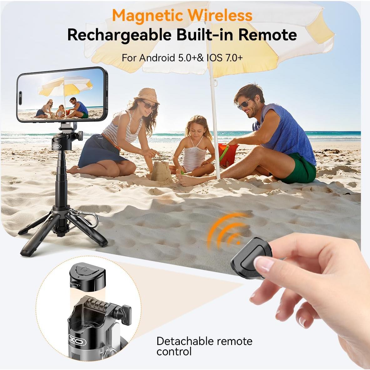 Palillo de Selfie Magnético 4 en 1 Sanqi Youpin Mini Trípode