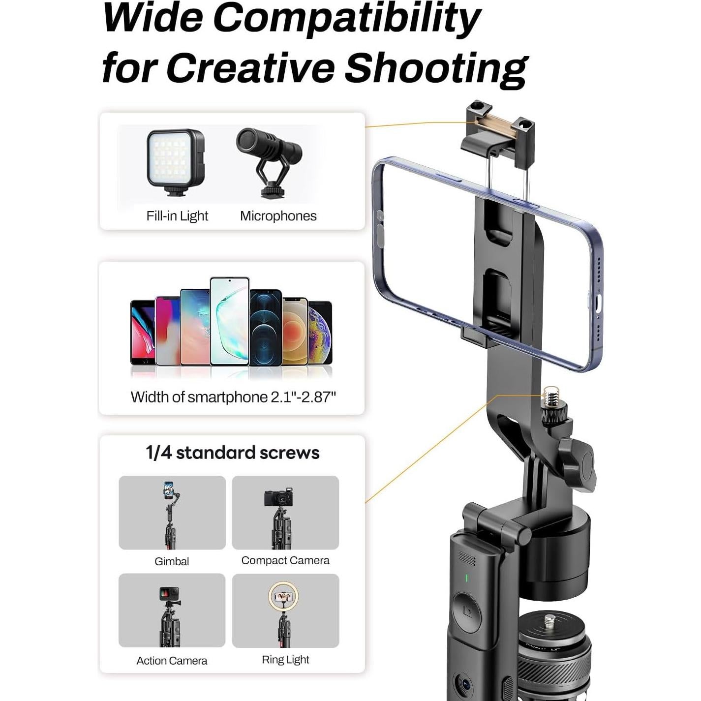 Trípode Automático de Seguimiento Facial USKEYVISION R01 PRO