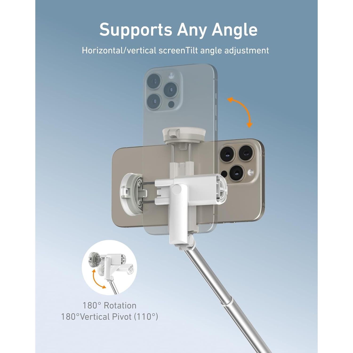 Trípode Selfie TELESIN 50" Ajustable con Control Remoto