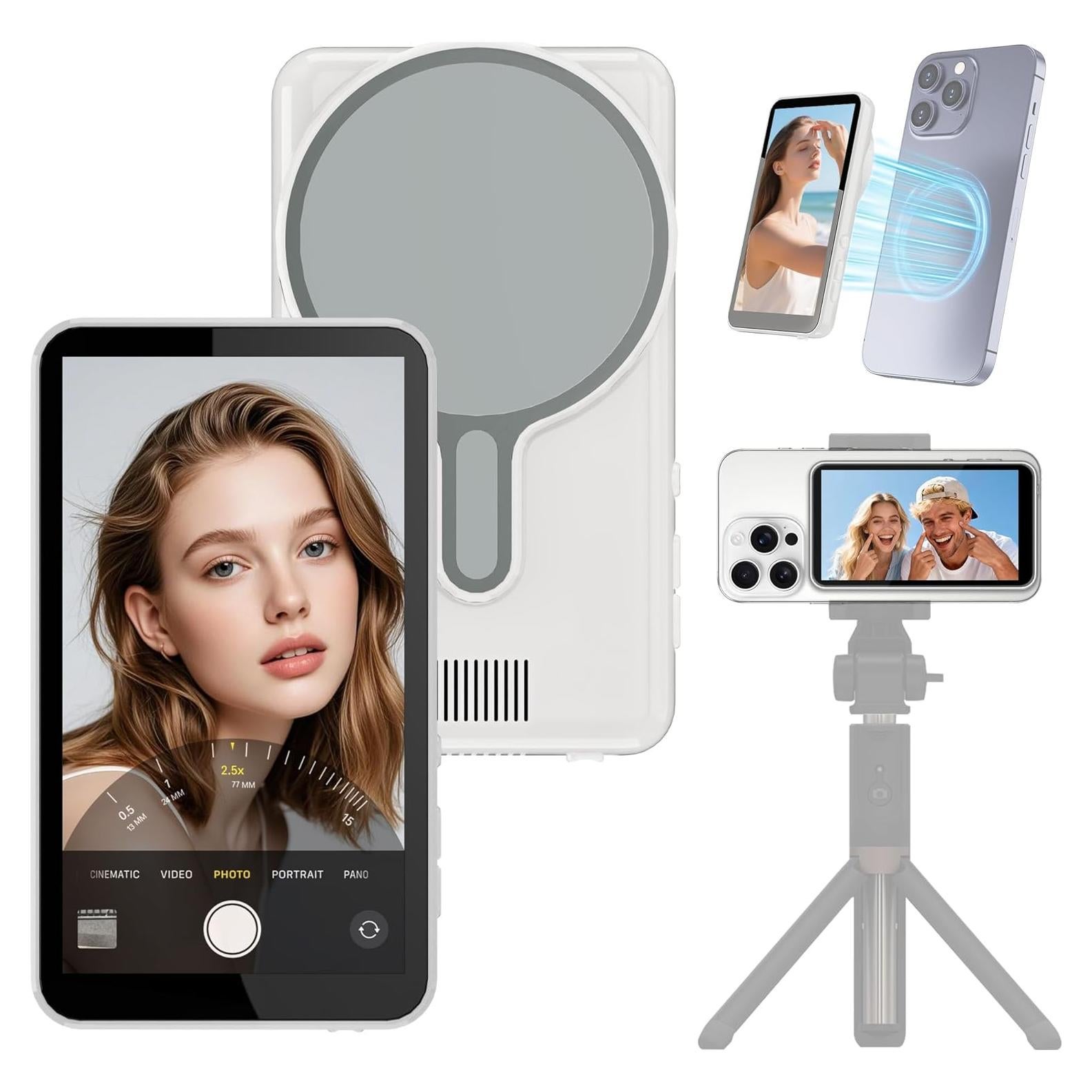 Monitor Selfie Inalámbrico PEYAKO 4.02" con Control Remoto