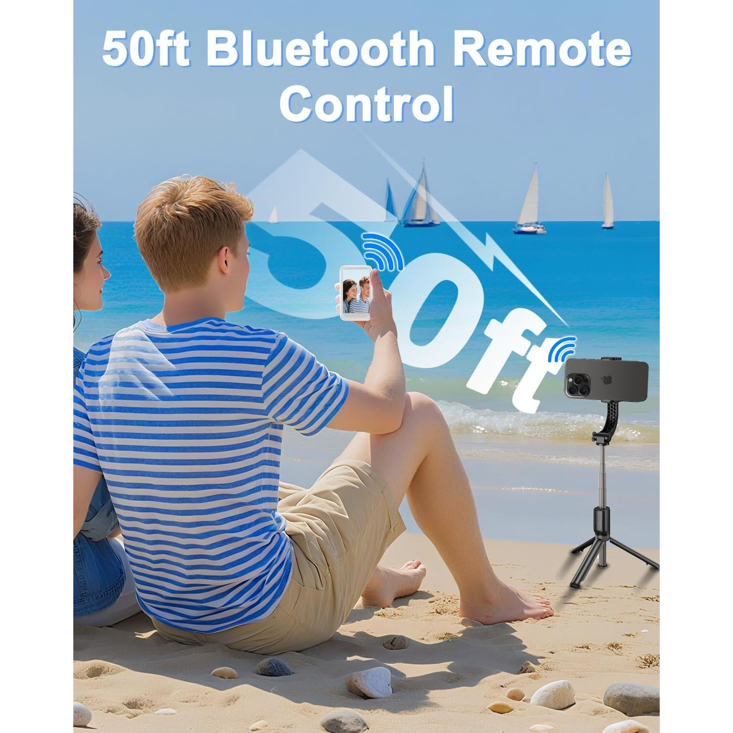 Pantalla Monitor Selfie Inalámbrica GDJUQZ 4K para Vlog