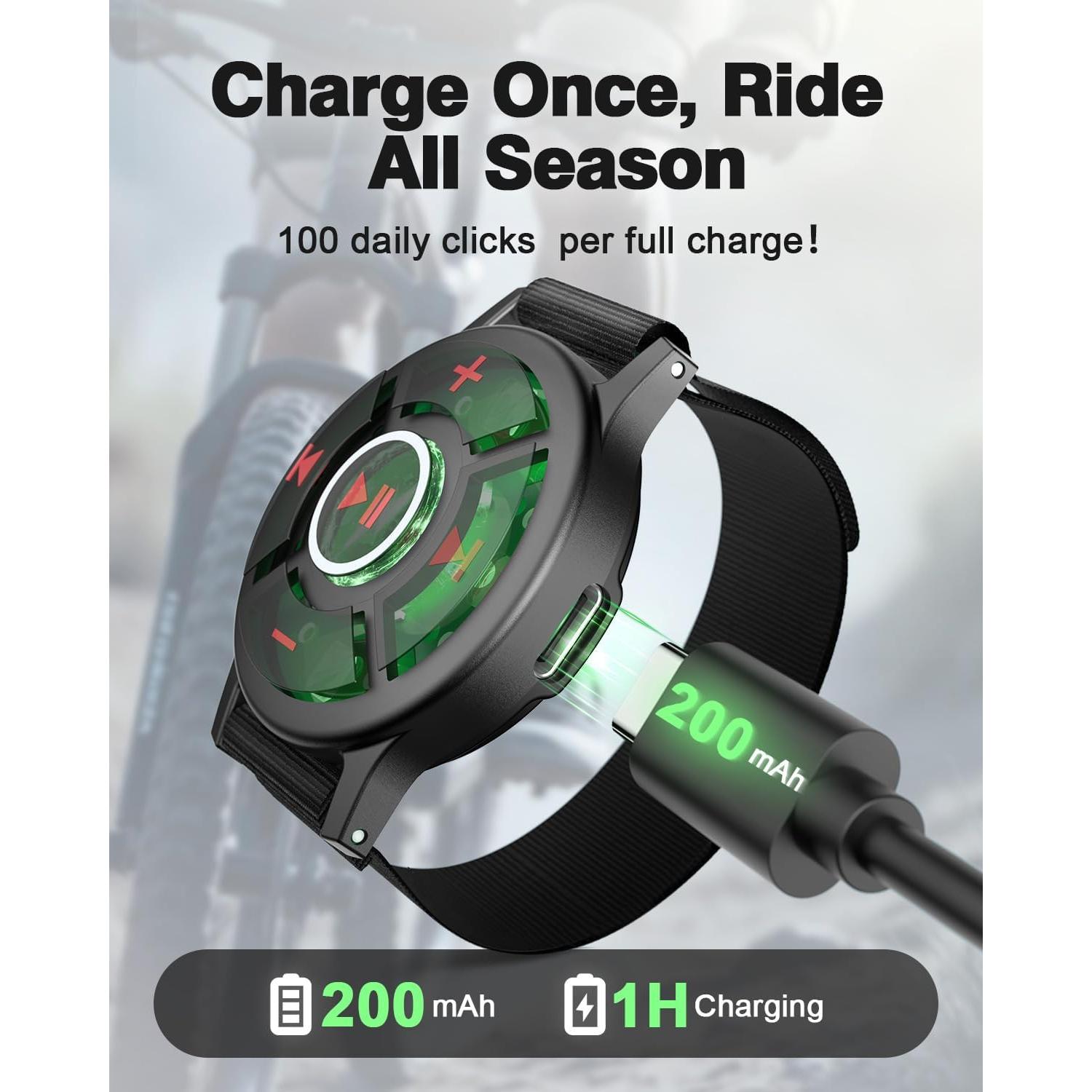 Control Remoto Bluetooth Muslecid C10 IPX7 para Volante y Deportes