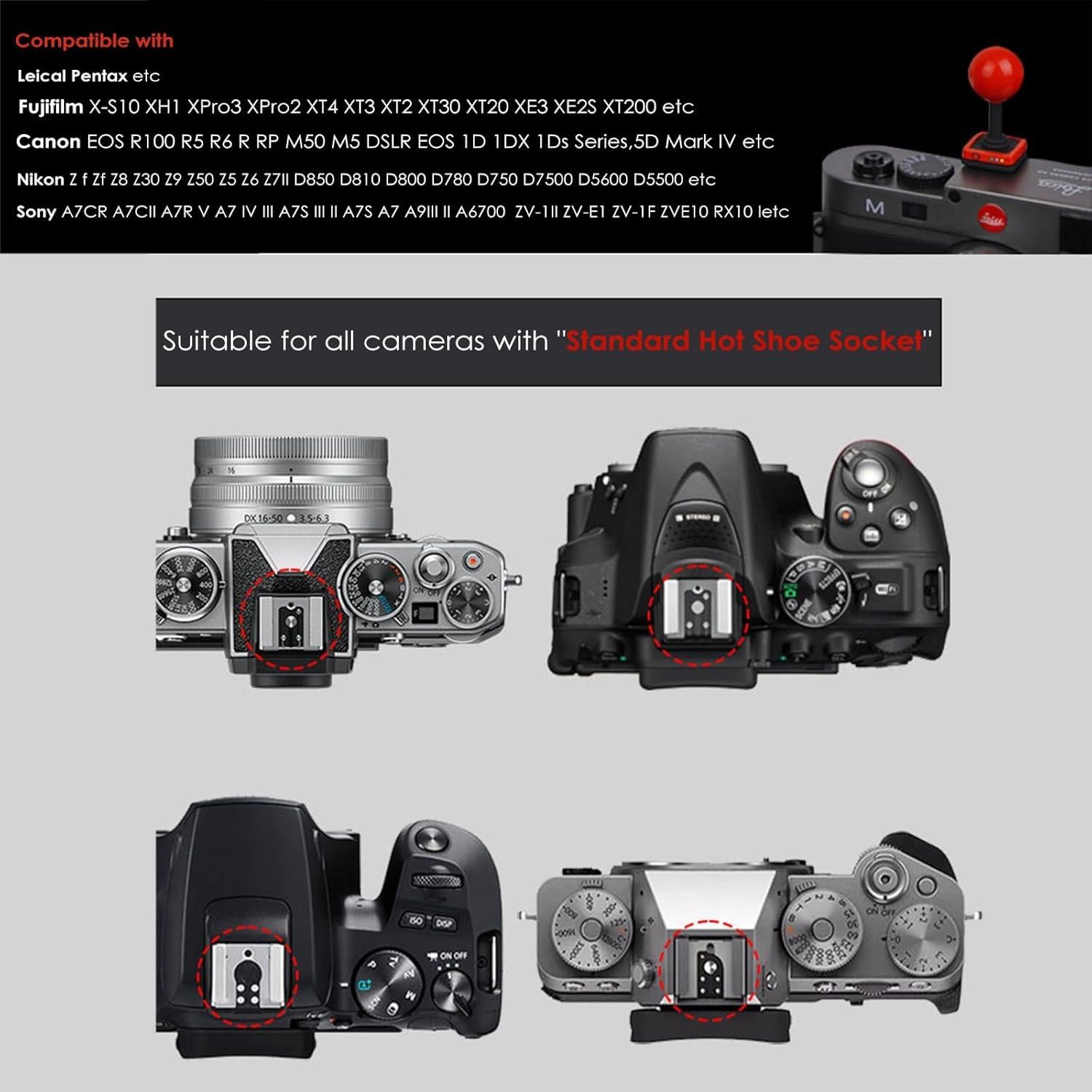 Cubierta de Zapata de Cámara ZALUNERO 2P-Shoe Mount Roja