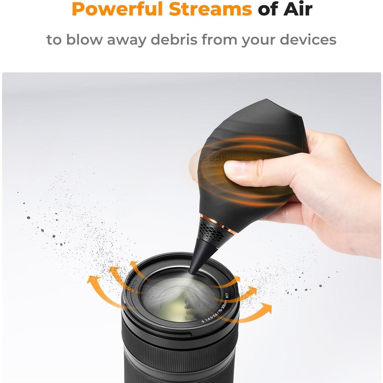 Soplador de Aire K&F Concept con Boquilla Larga y Corta