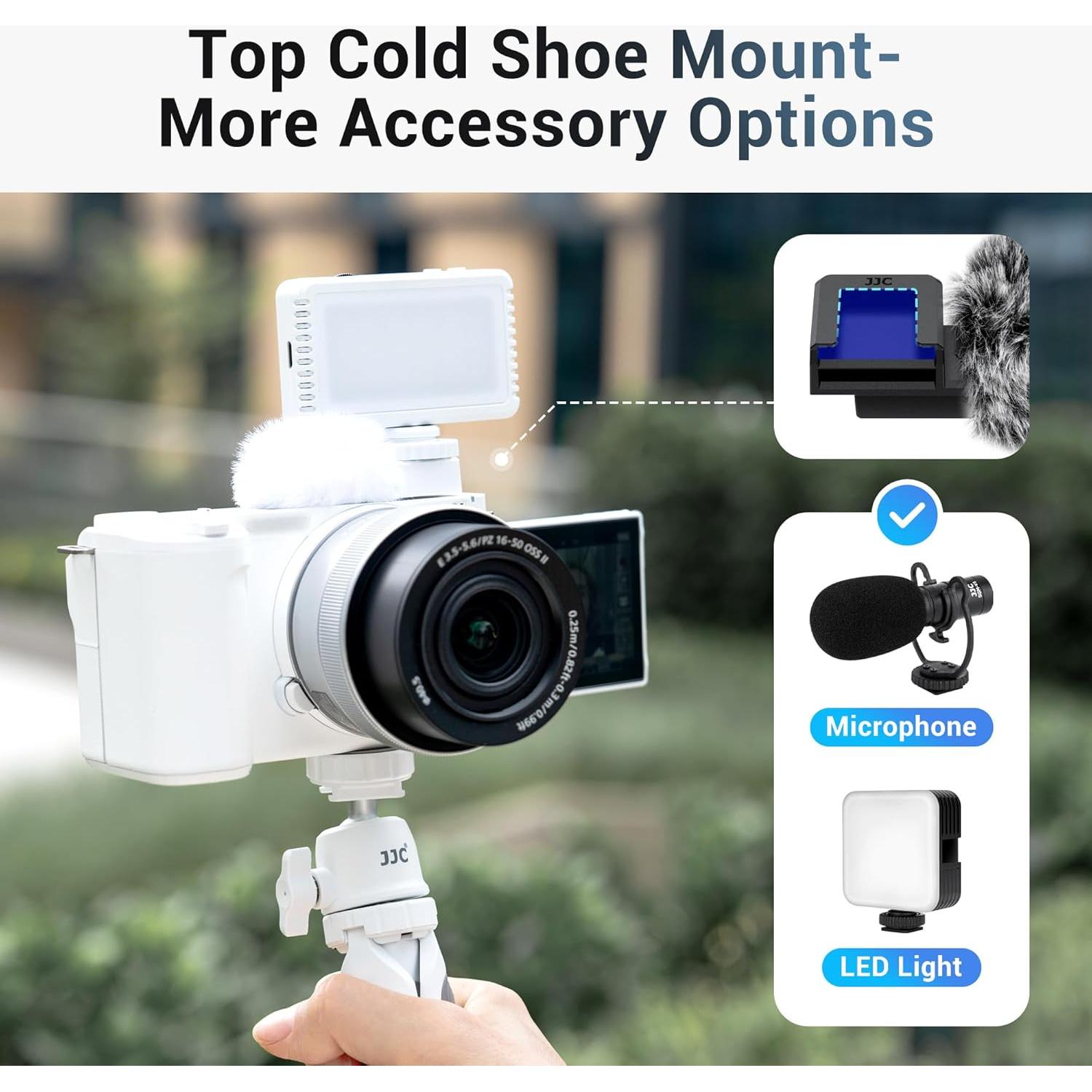 Muff de Viento JJC para Zapata Fría para Cámaras Sony ZV