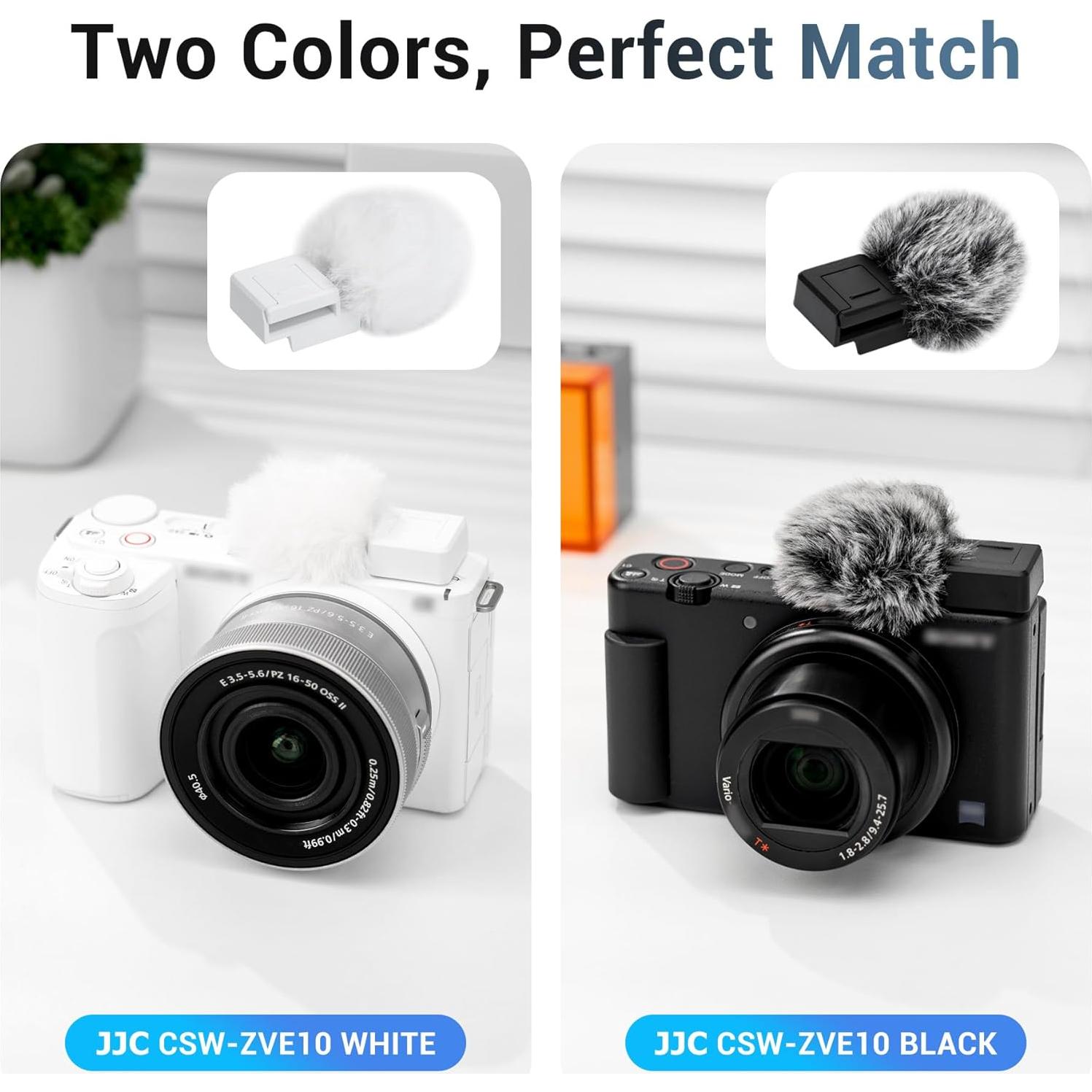 Muff de Viento JJC para Zapata Fría para Cámaras Sony ZV