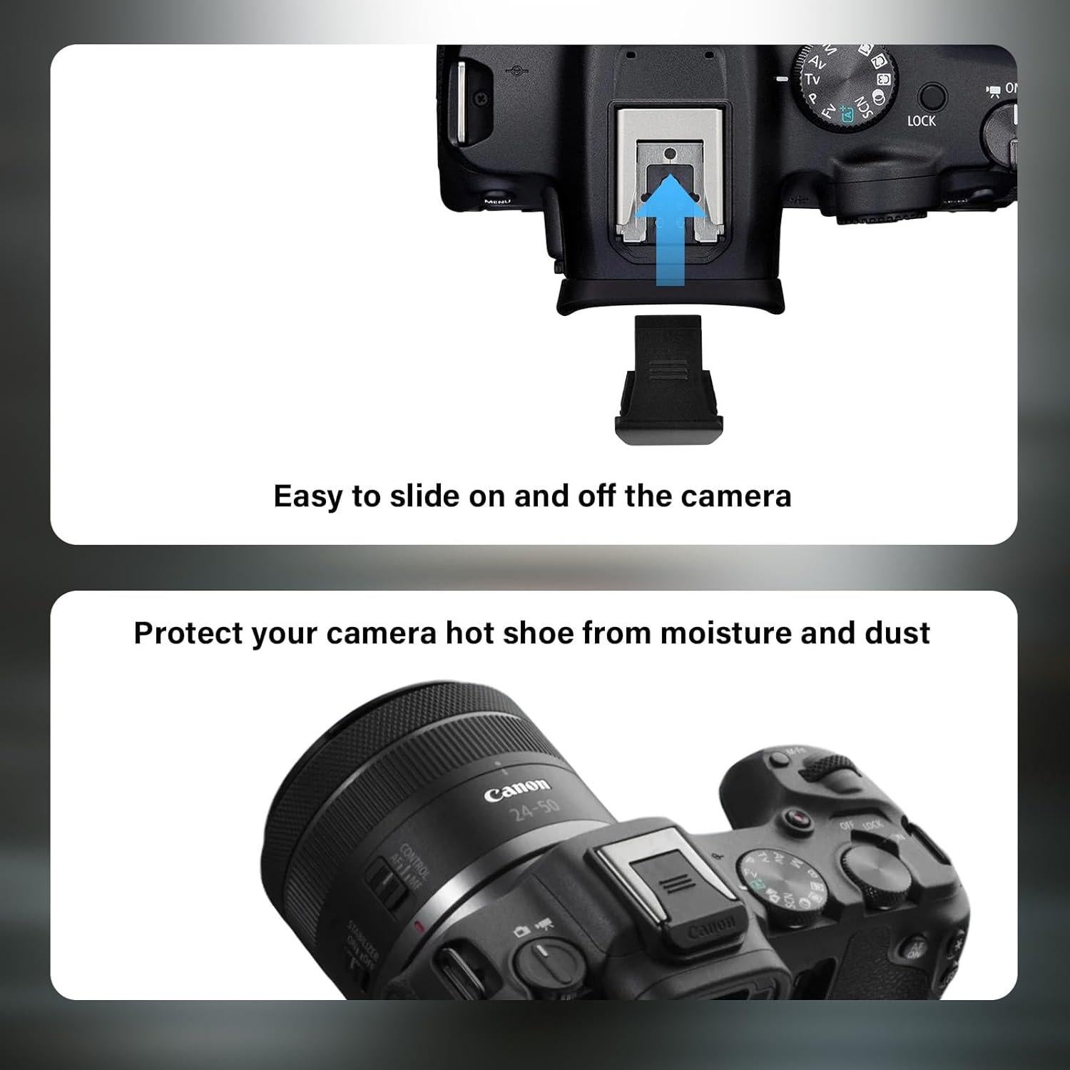 Funda de silicona VOVMOEYA para cámara Sony ZV-E10II + 2 protectores