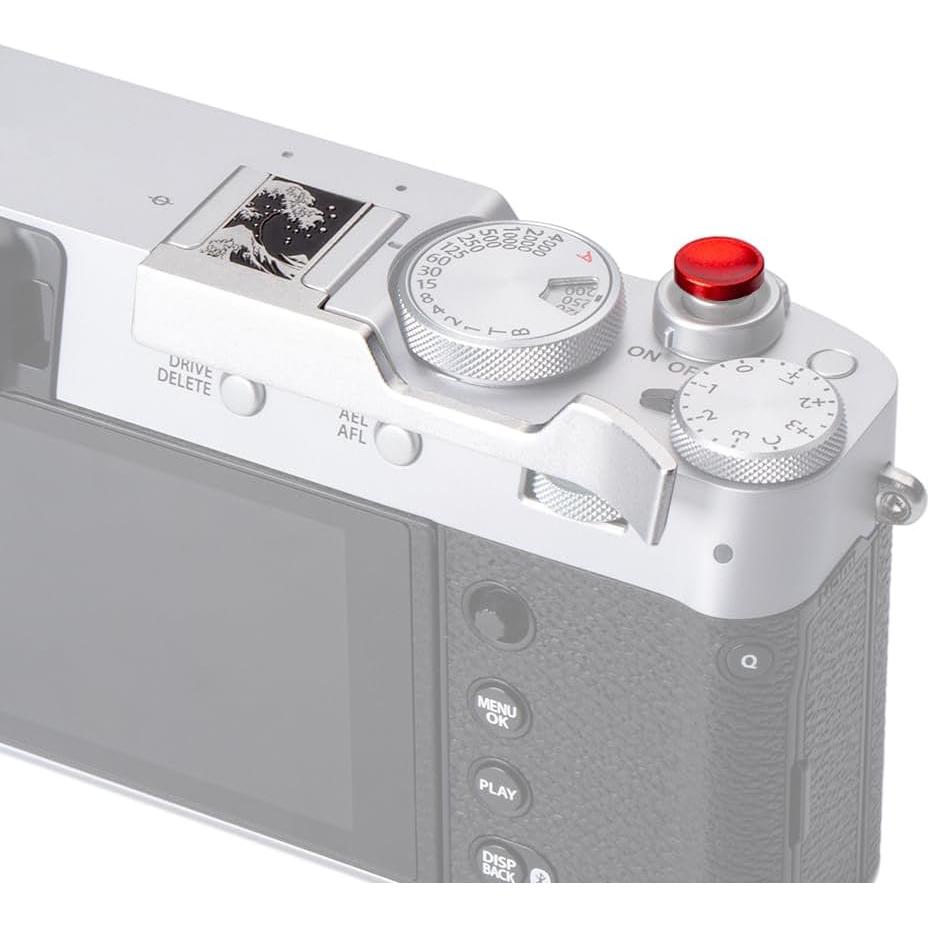 Empuñadura de metal para cámara Fujifilm X100V/X100VI - Olas Kanagawa