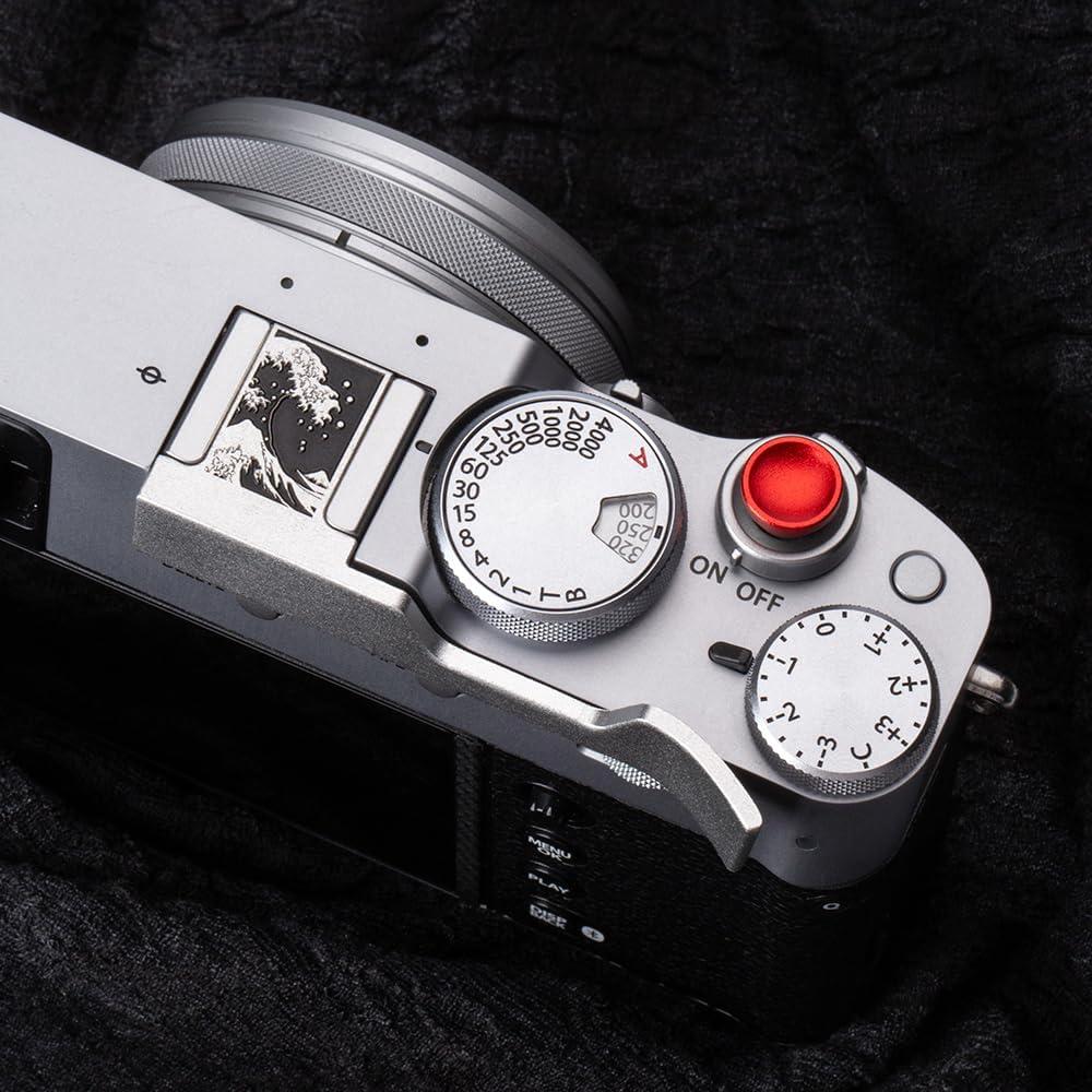 Empuñadura de metal para cámara Fujifilm X100V/X100VI - Olas Kanagawa