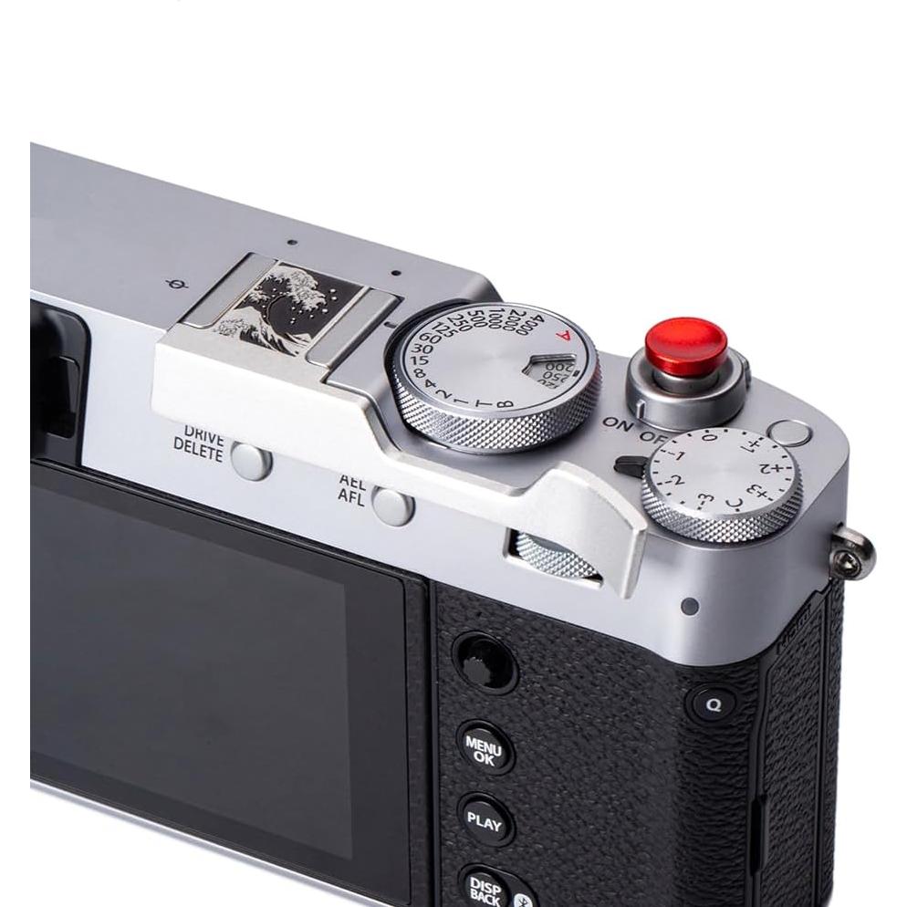 Empuñadura de metal para cámara Fujifilm X100V/X100VI - Olas Kanagawa