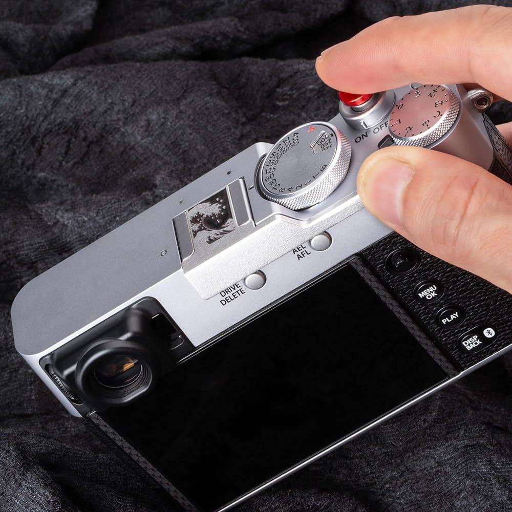 Empuñadura de metal para cámara Fujifilm X100V/X100VI - Olas Kanagawa