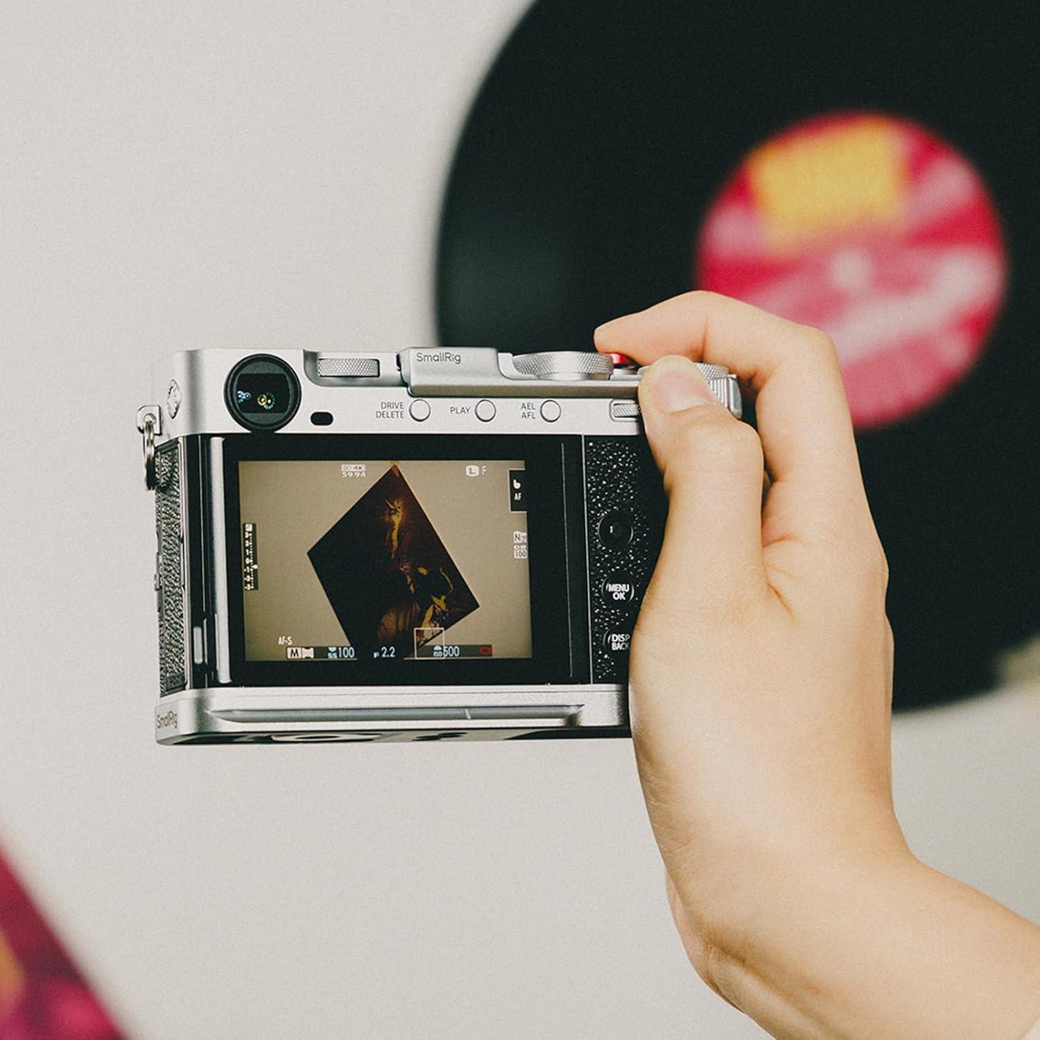 Agarre de Pulgar SMALLRIG Plata para FUJIFILM X-E5