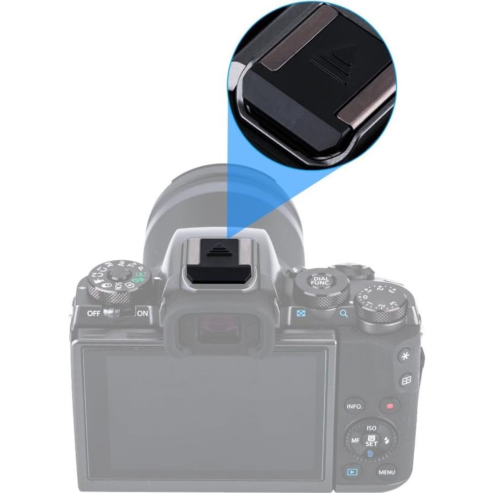 JJC Funda de Zapata Fría x2 + Control Remoto Inalámbrico Canon