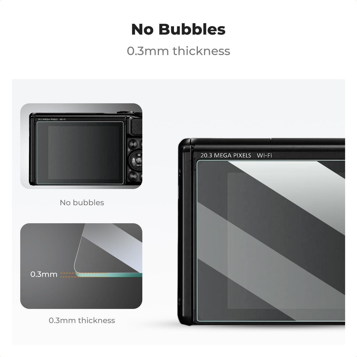 Protector de Pantalla K&F Concept para Cámara Canon SX740 - 3 Piezas