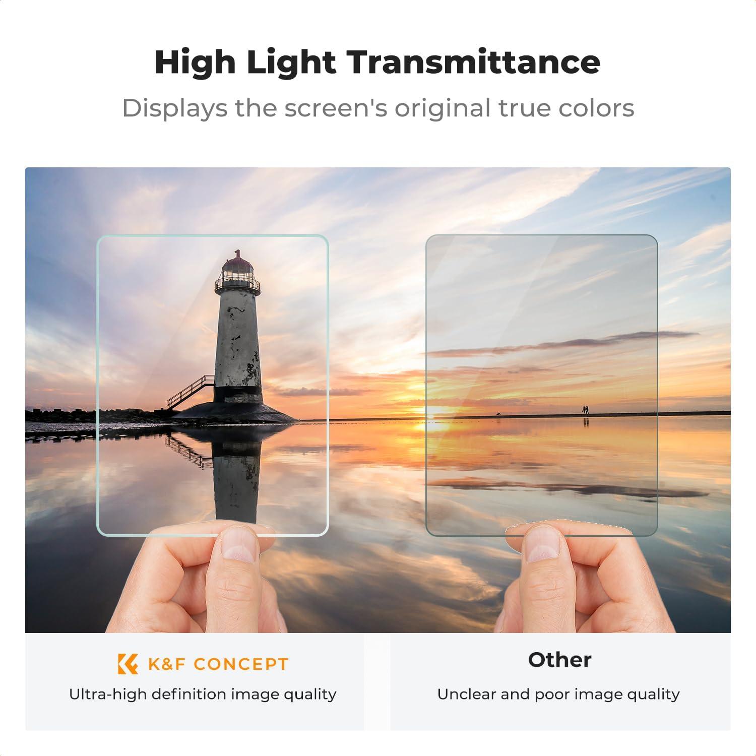 Protector de Pantalla K&F Concept para Cámara Canon SX740 - 3 Piezas