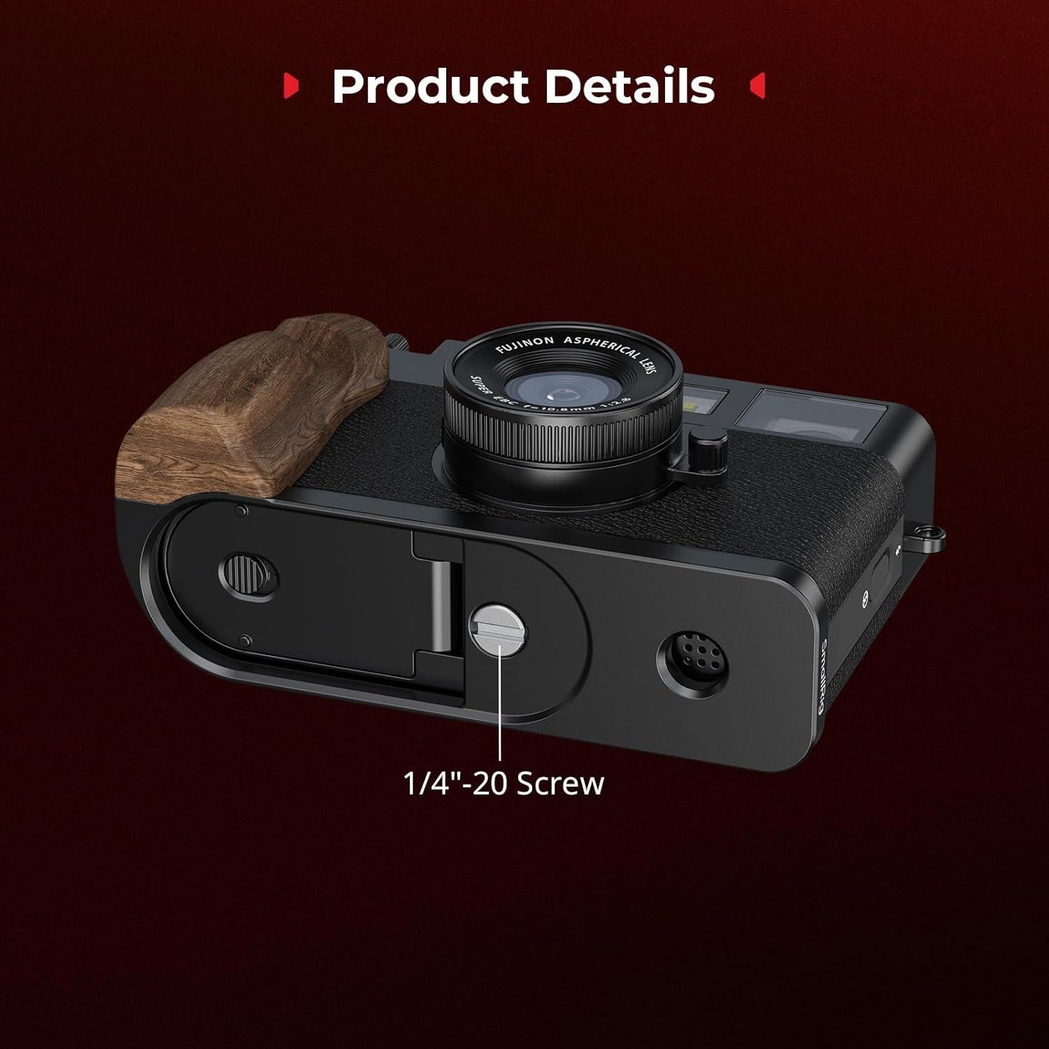 Agarradera en L de Madera SmallRig 5224 para Fujifilm