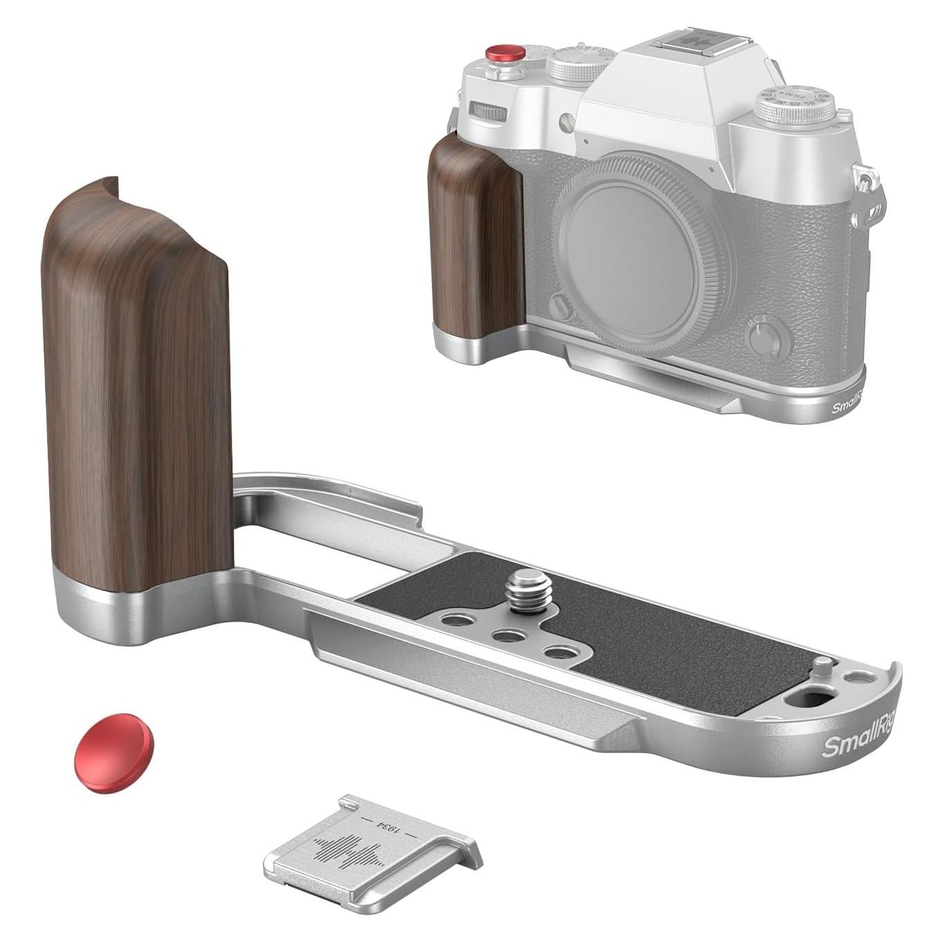 Mango en Forma de L SmallRig 4735 para FUJIFILM X-T50 Plata