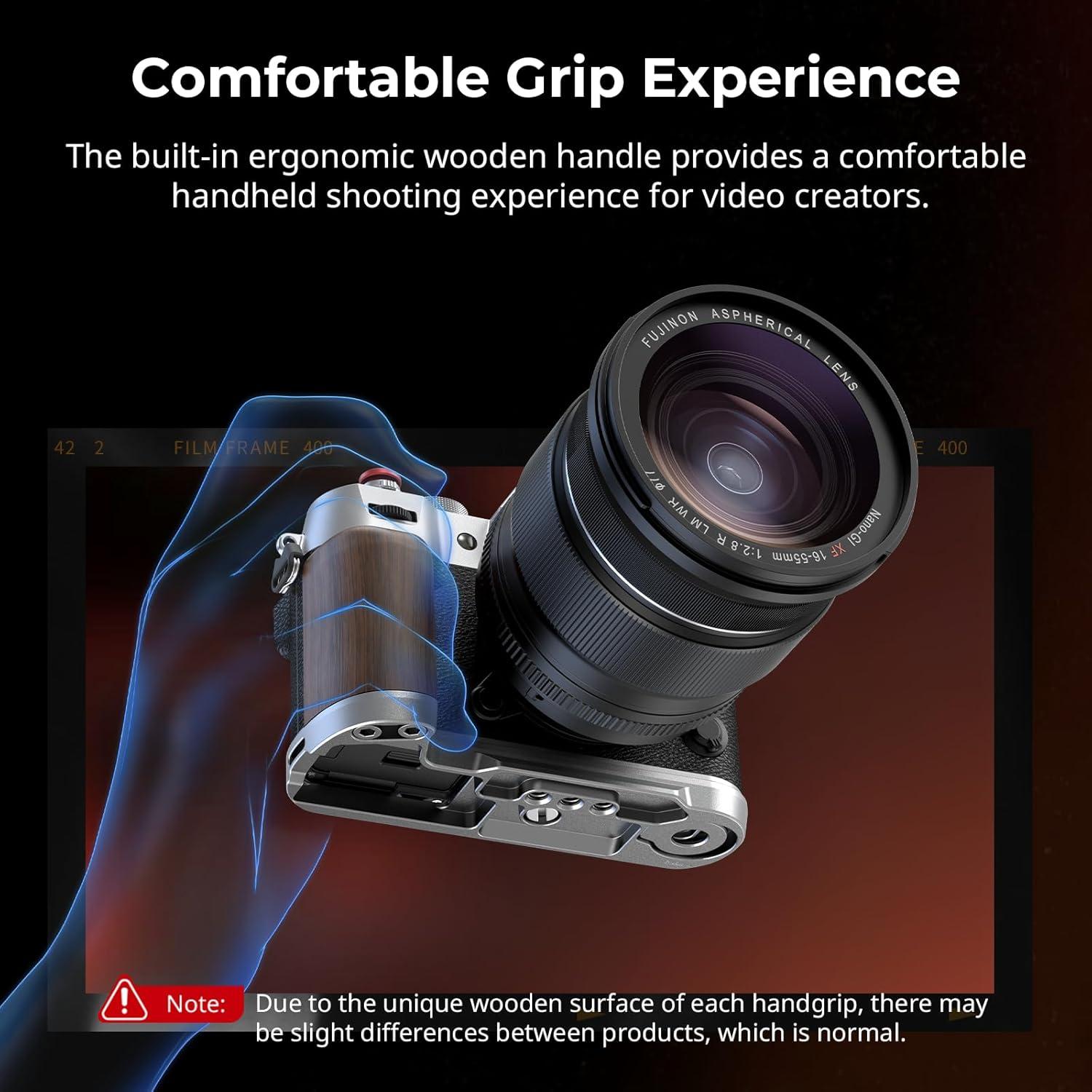 Mango en Forma de L SmallRig 4735 para FUJIFILM X-T50 Plata