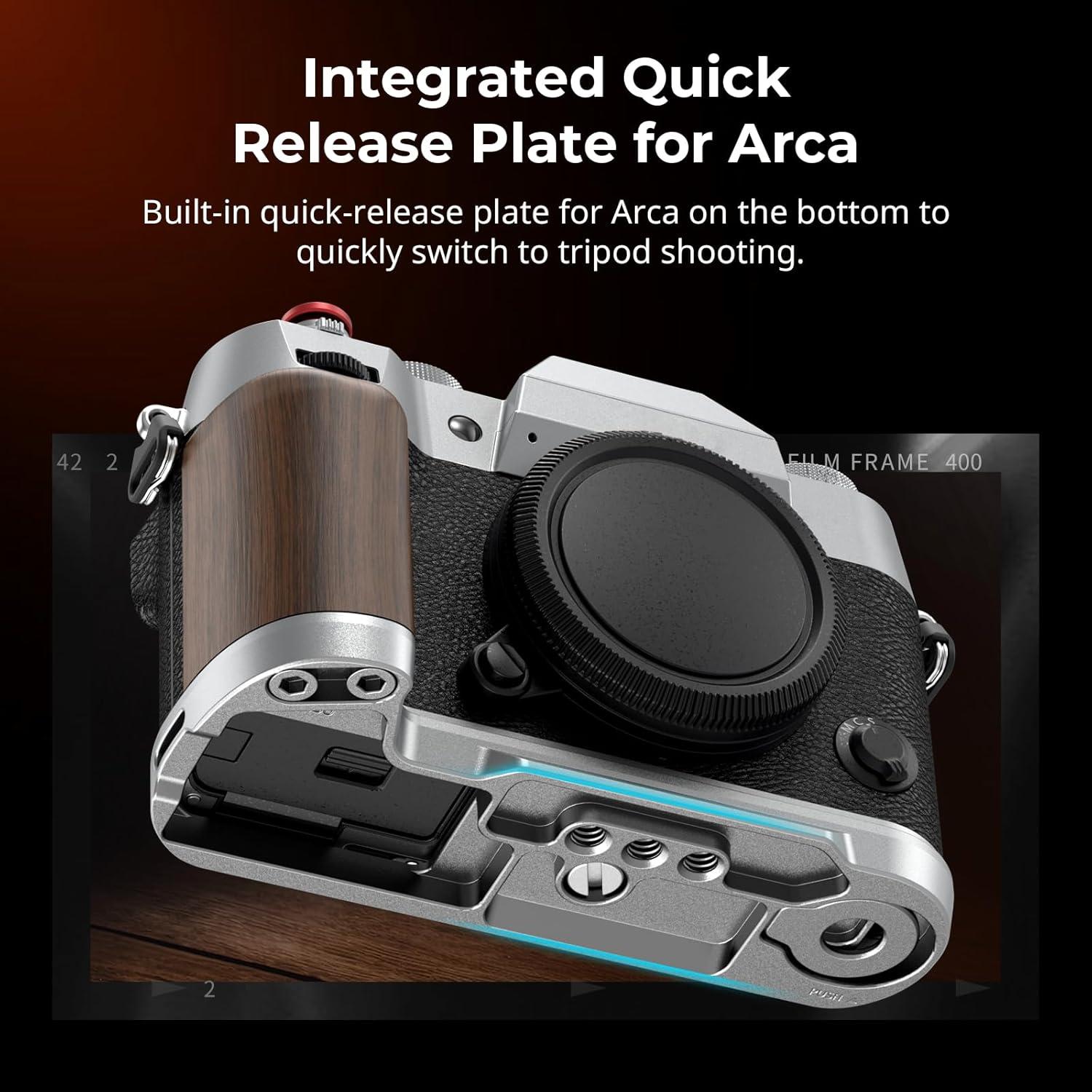 Mango en Forma de L SmallRig 4735 para FUJIFILM X-T50 Plata