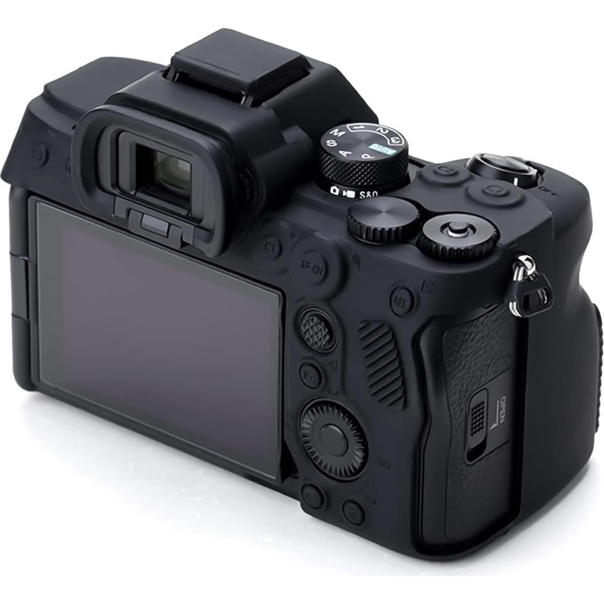 Funda de silicona Pocoukate para Sony Alpha 7 IV - Negra