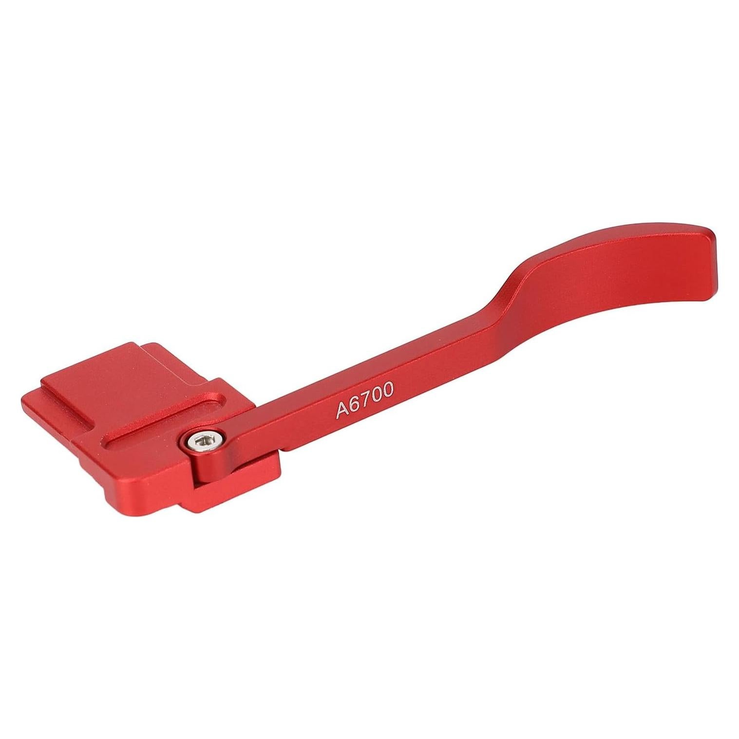 Agarradera de Pulgar Metálica Agatige para Cámara A6700 Rojo