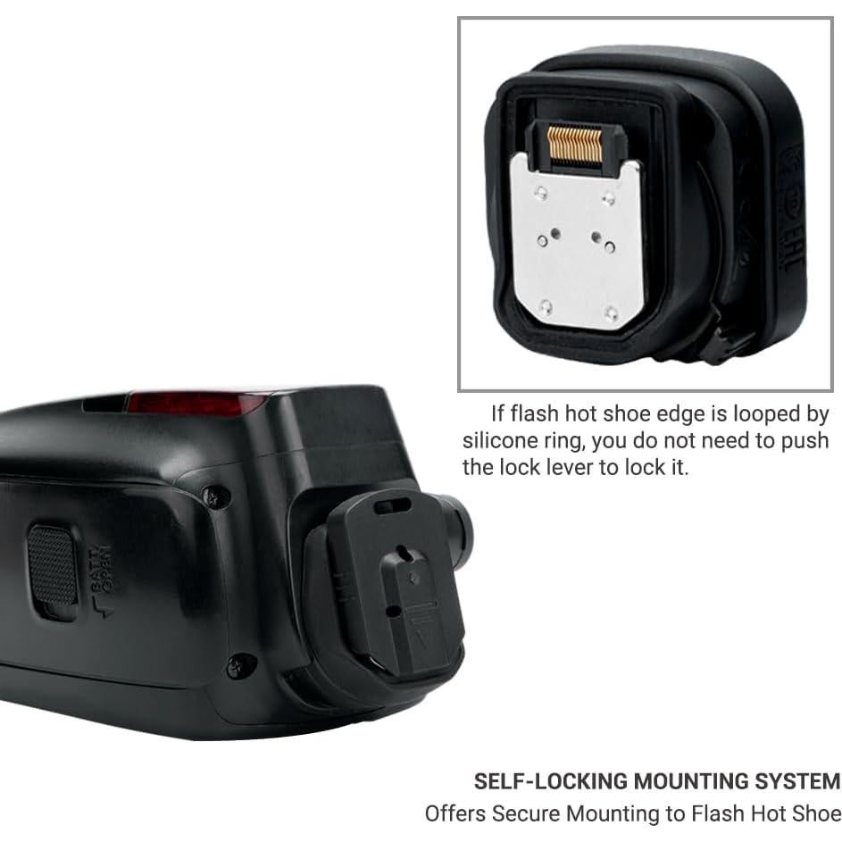 Cubierta de zapata caliente JJC para Canon - 2x cámara y 2x flash