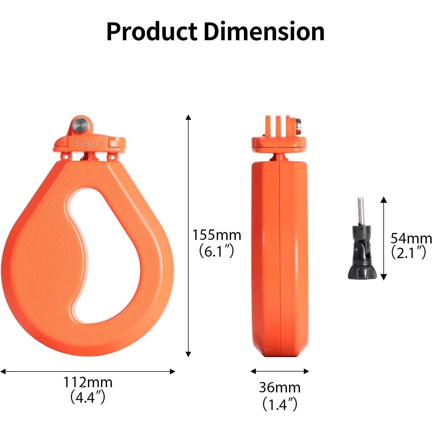 Agarre Flotante Impermeable HSU para GoPro y DJI Osmo