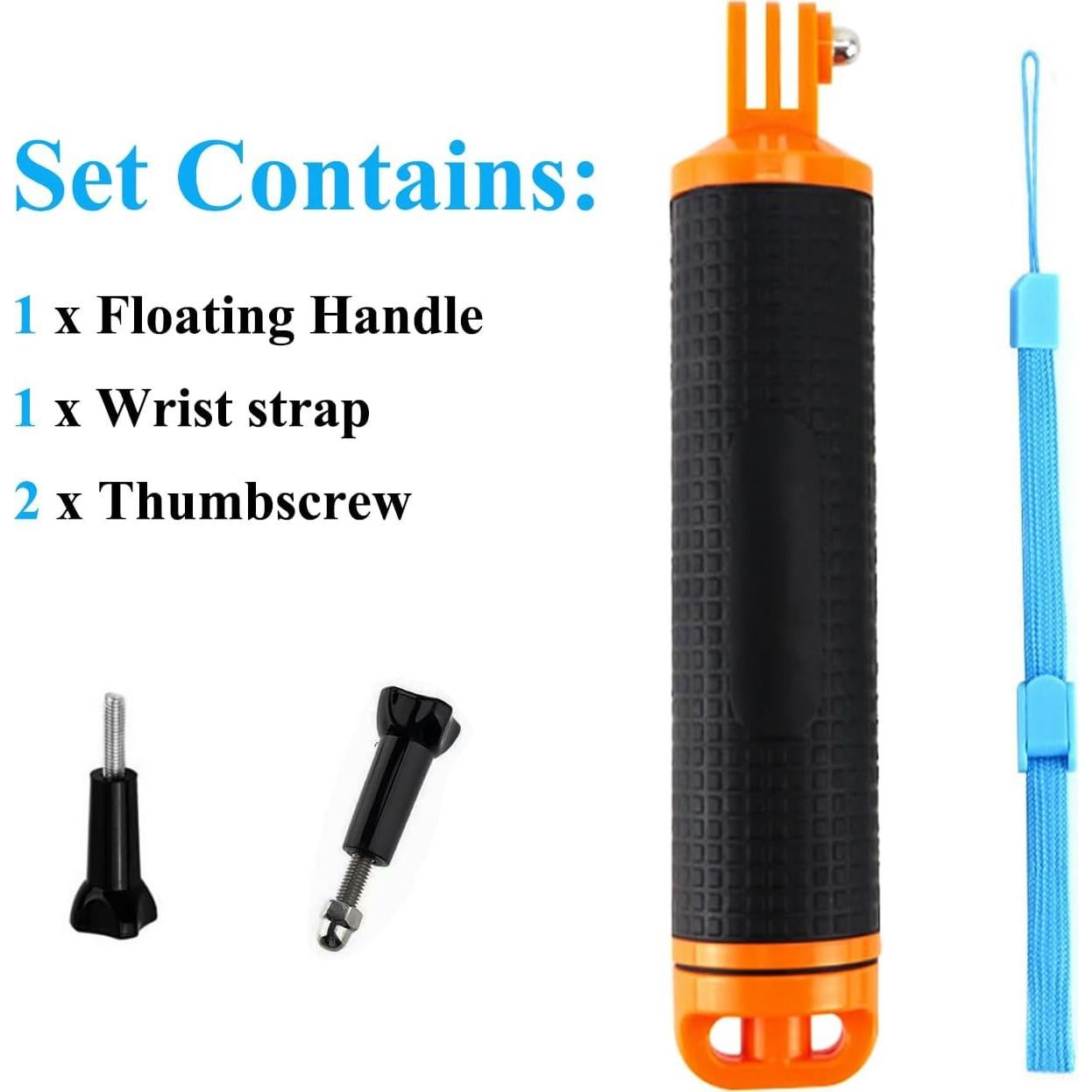 Empuñadura Flotante GoPro Knatpunff KPFHG1 para Deportes Acuáticos