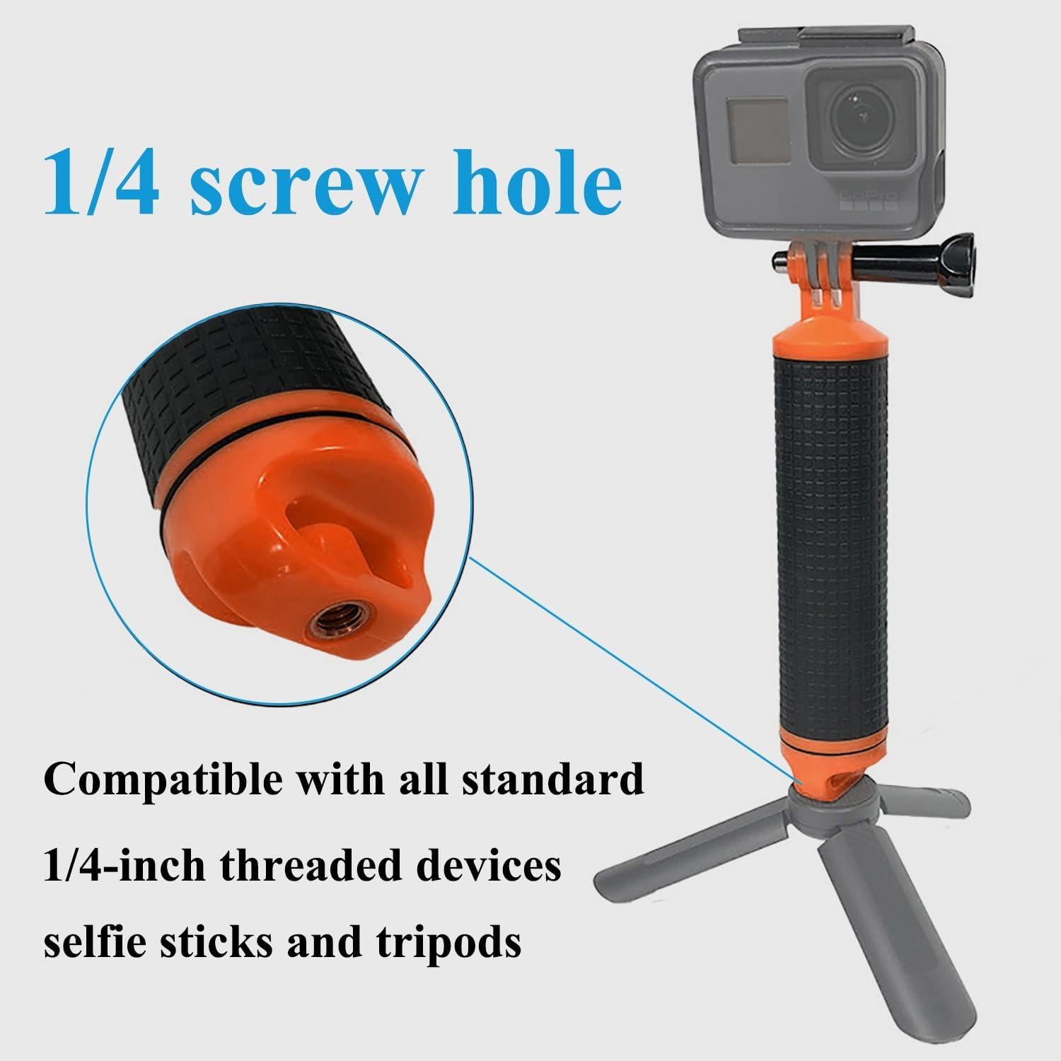 Empuñadura Flotante GoPro Knatpunff KPFHG1 para Deportes Acuáticos