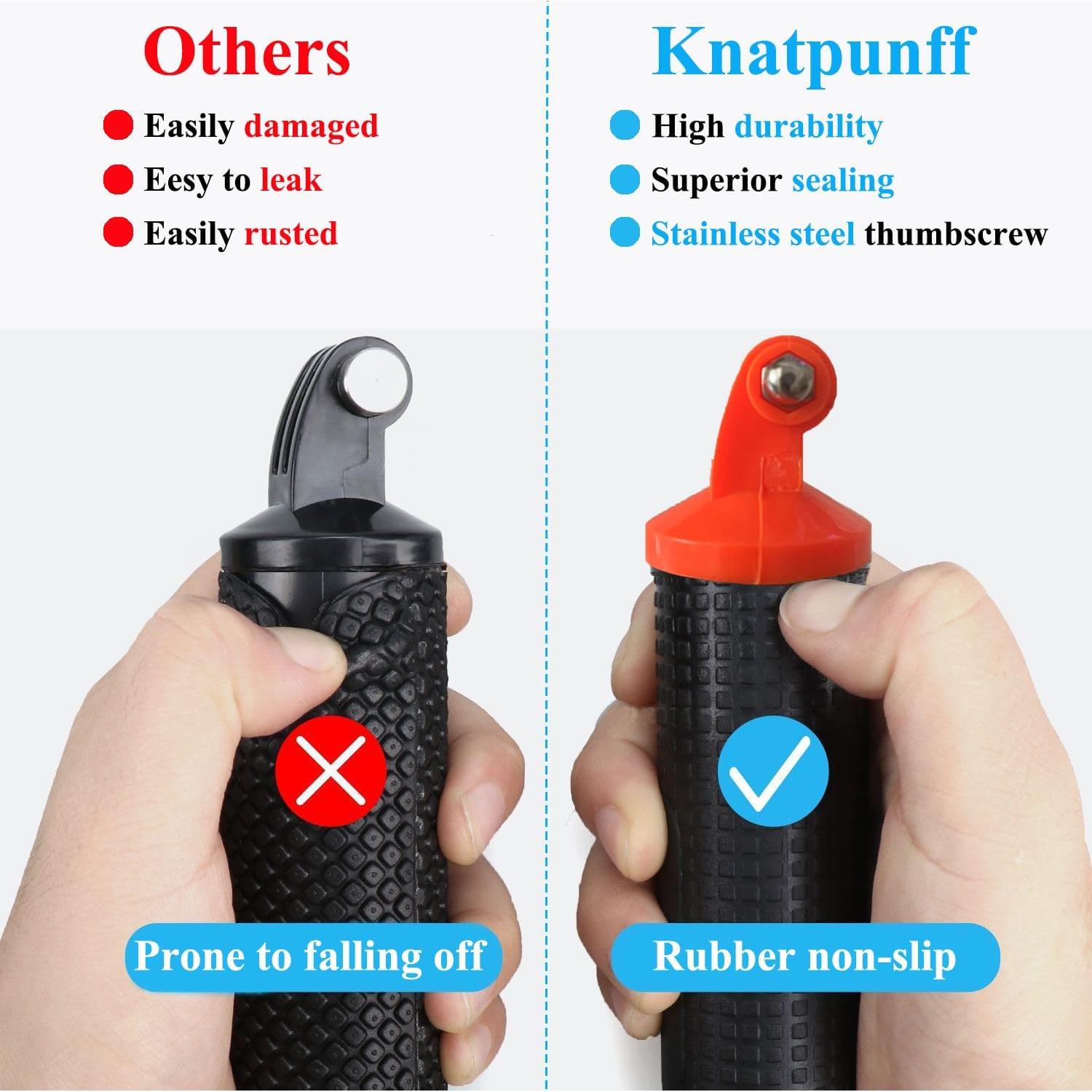 Empuñadura Flotante GoPro Knatpunff KPFHG1 para Deportes Acuáticos