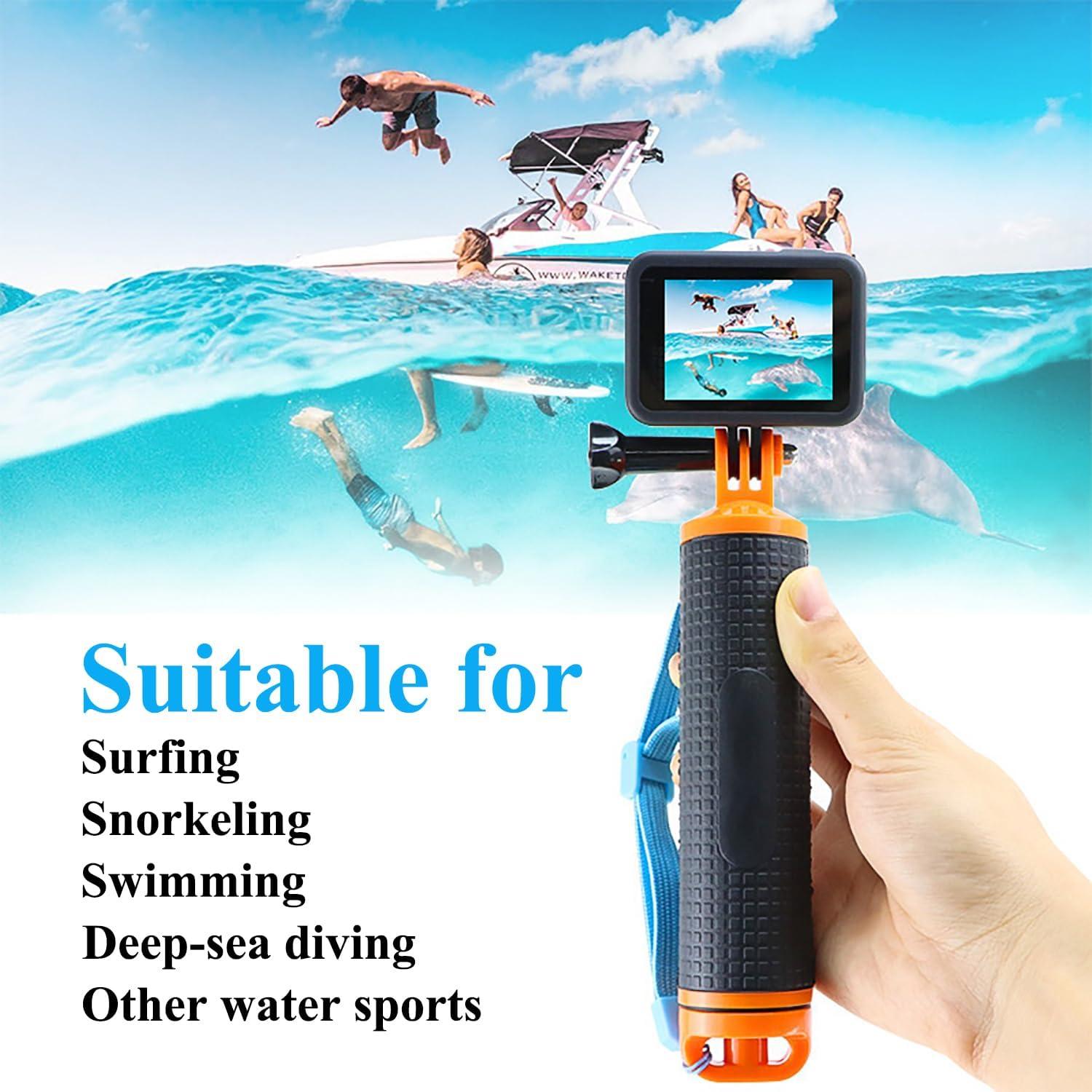 Empuñadura Flotante GoPro Knatpunff KPFHG1 para Deportes Acuáticos