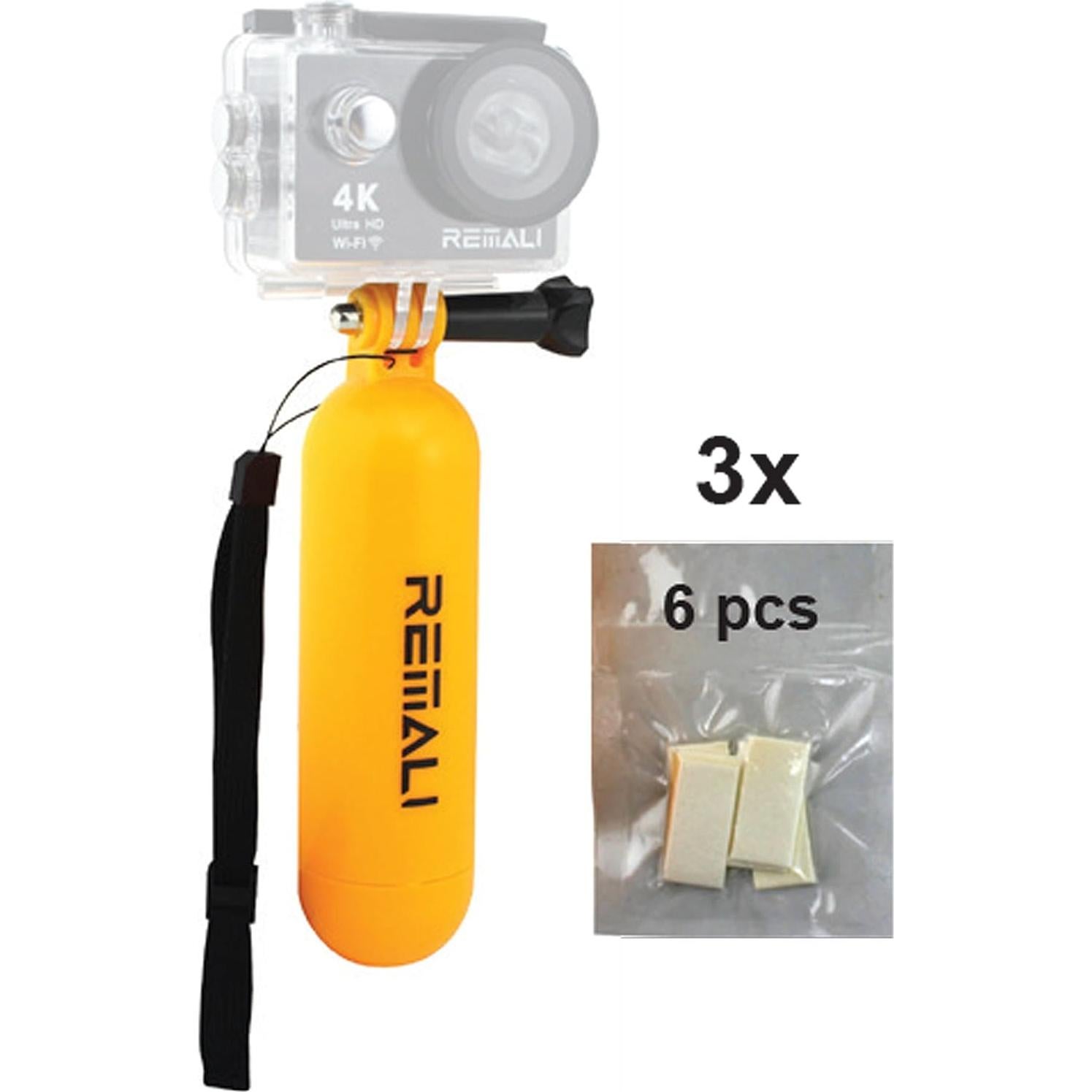 Accesorios para cámara de acción REMALI Flotador y 18 anti-vaho