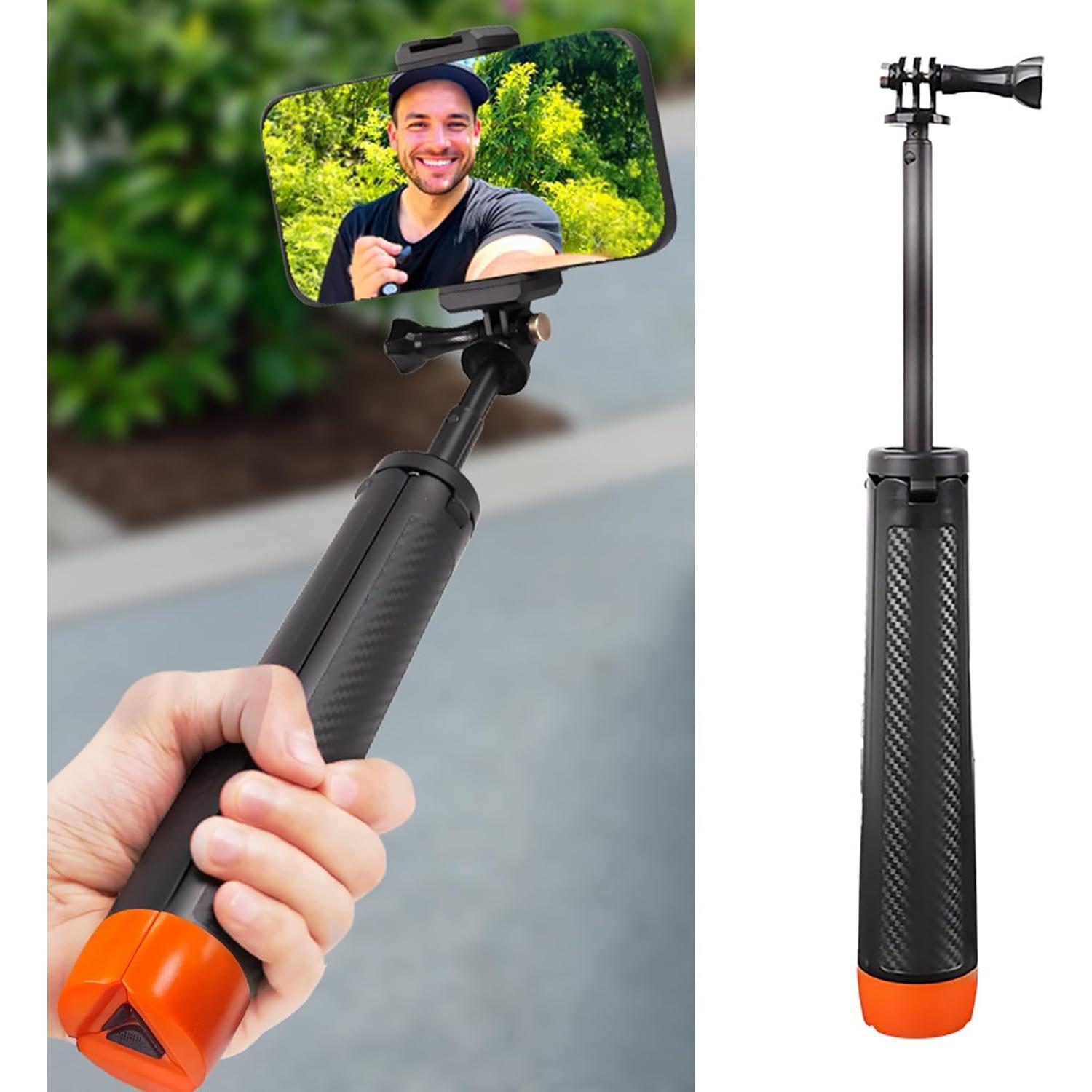 Trípode Selfie Flotante 4 en 1 Yunseity para Cámaras de Acción