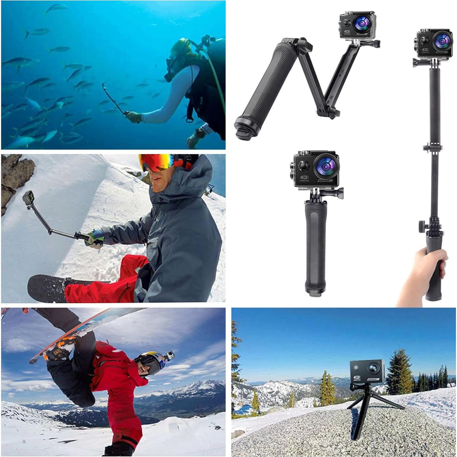 Kit de Accesorios para Cámara de Acción TIMNUT 20 Piezas