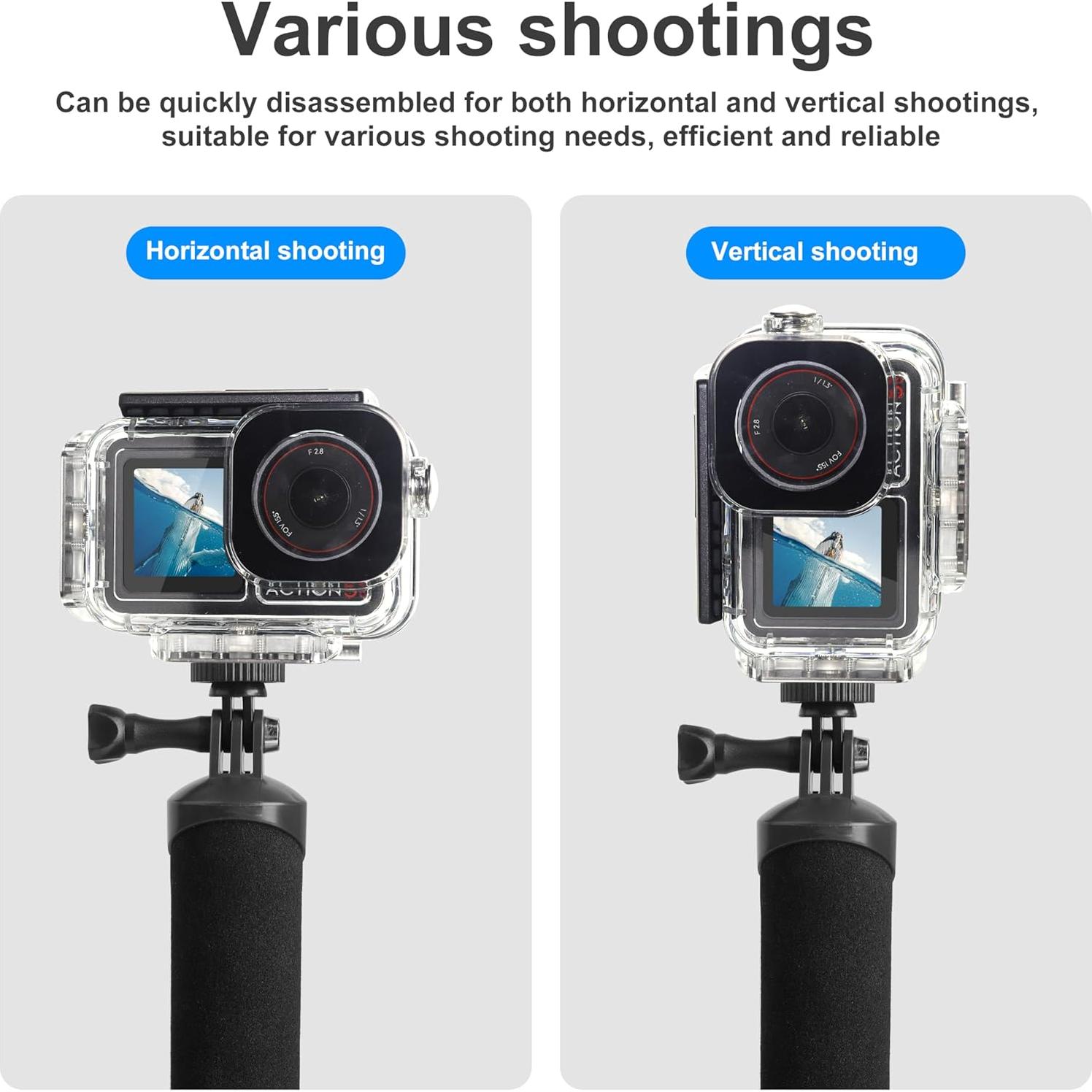 Funda Impermeable FitStill para DJI Osmo Action 5/4/3 - 60m