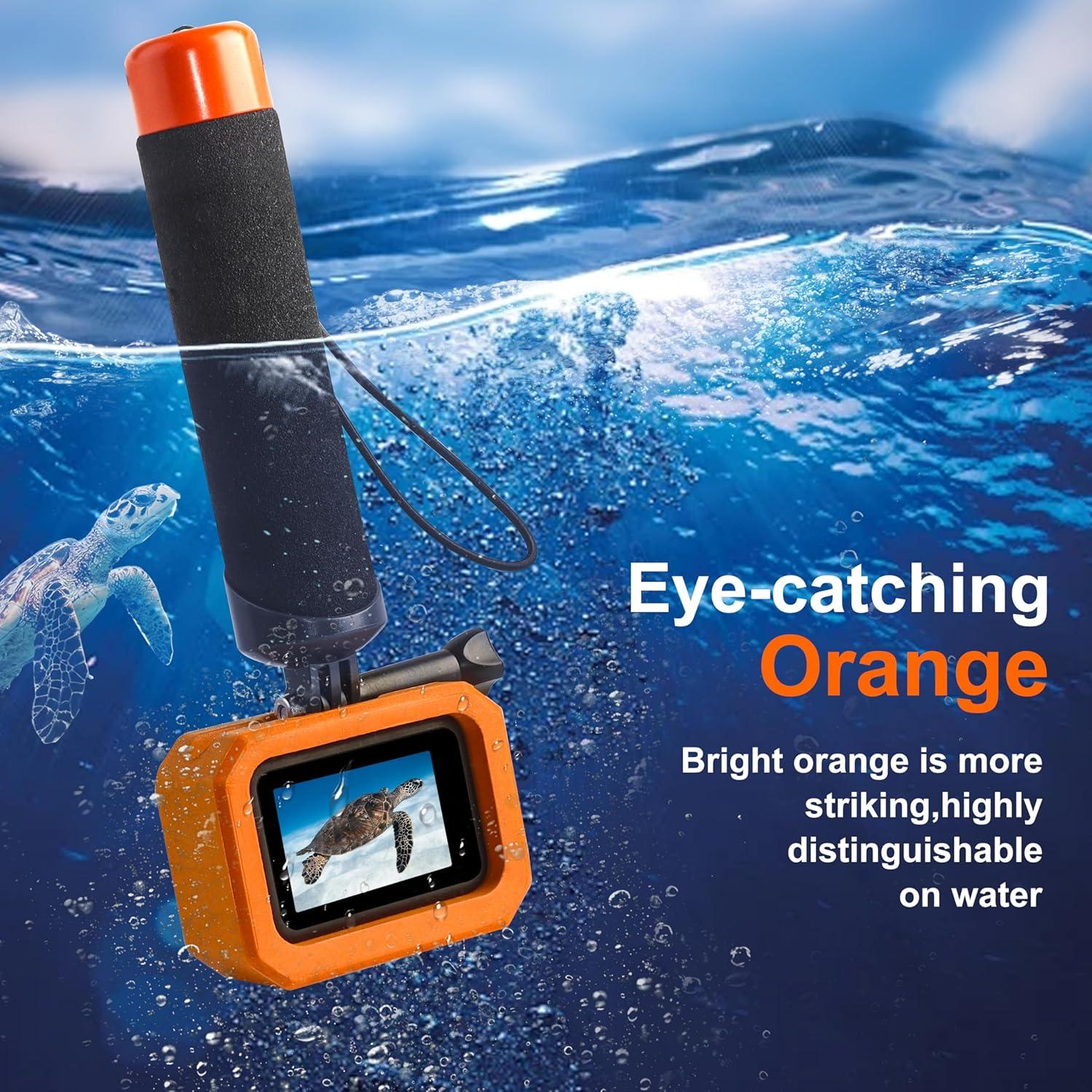 FitStill Funda Flotante y Mango para GoPro Hero 9-13 Negro