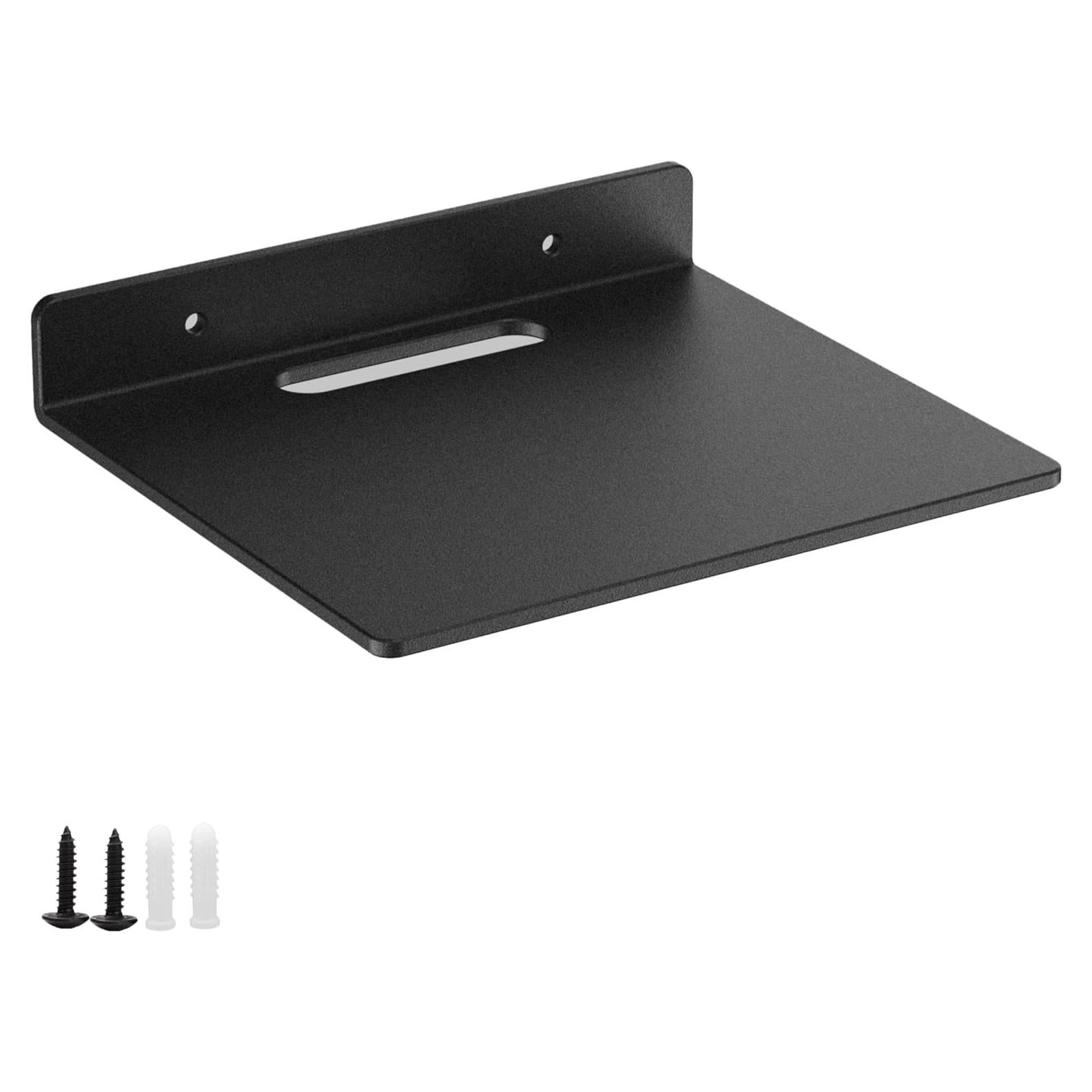 Estante Flotante de Metal NUTNAPH 6.5" Negro 3mm para Pared