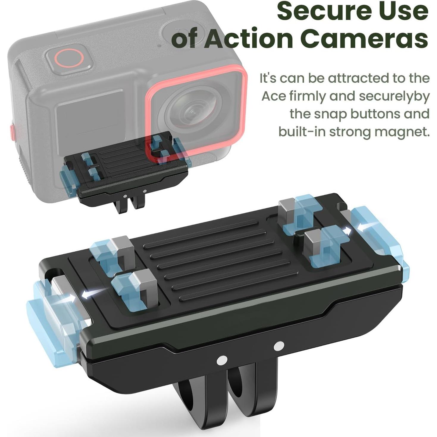 Soporte de liberación rápida Gaekol para Insta360 X5/X4 Air