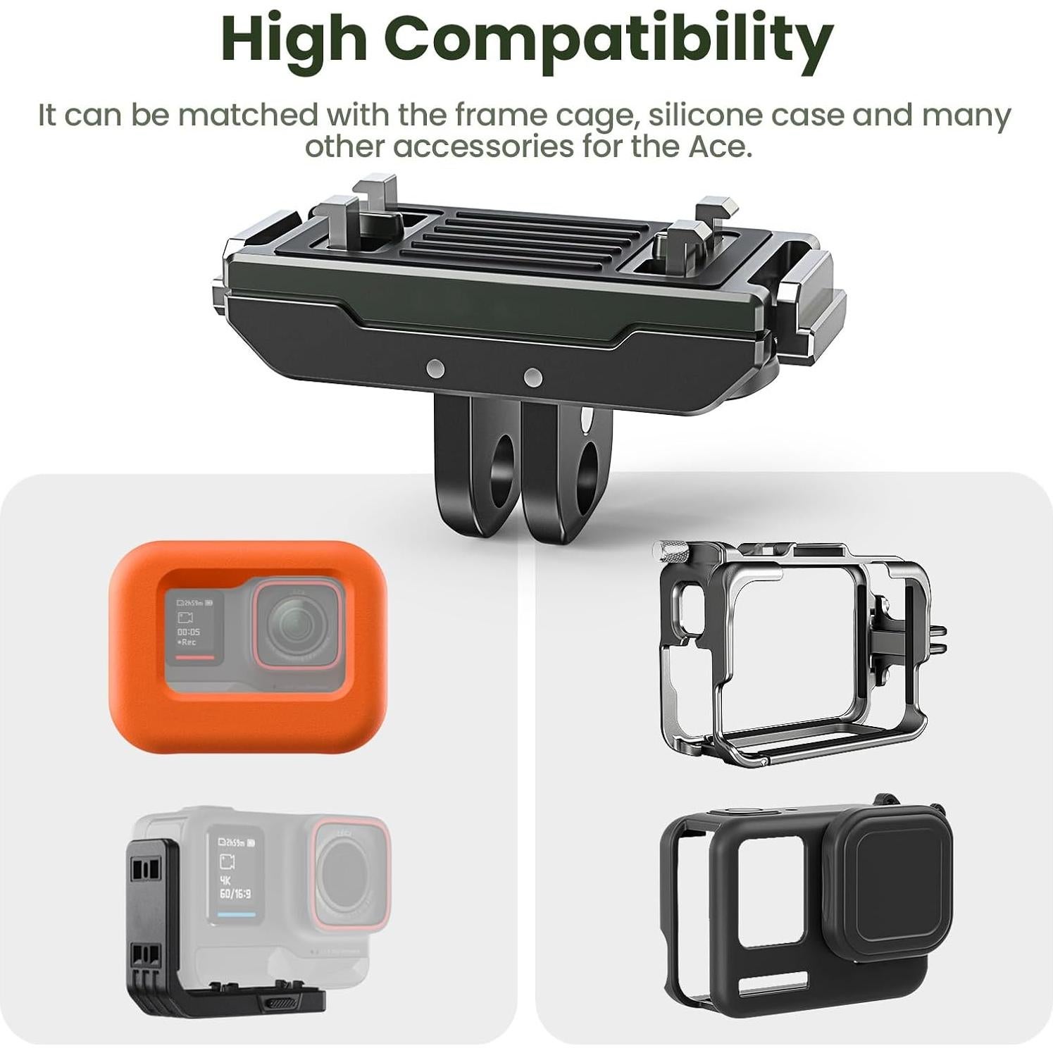 Soporte de liberación rápida Gaekol para Insta360 X5/X4 Air