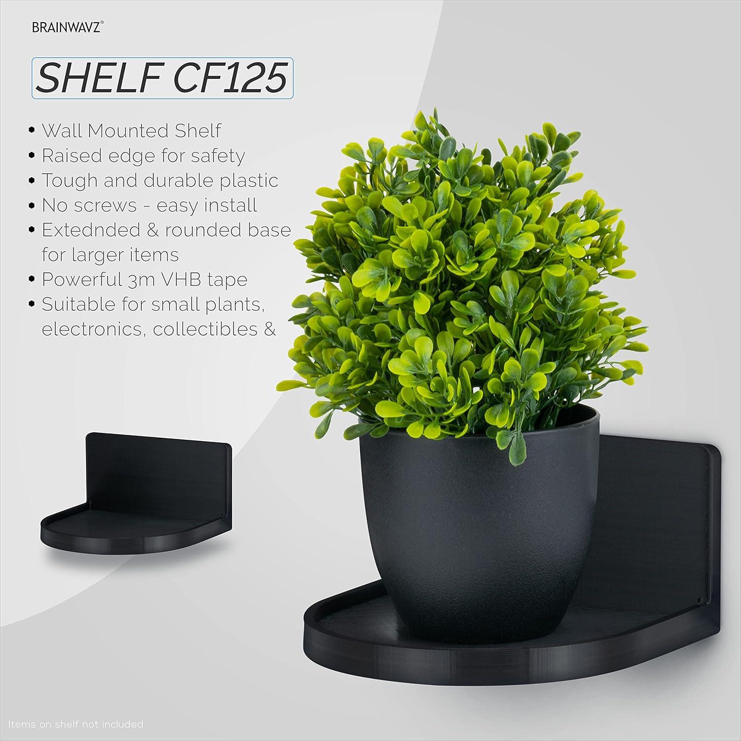 Soporte Flotante Universal BRAINWAVZ CF125 Negro 11.7x10.7cm