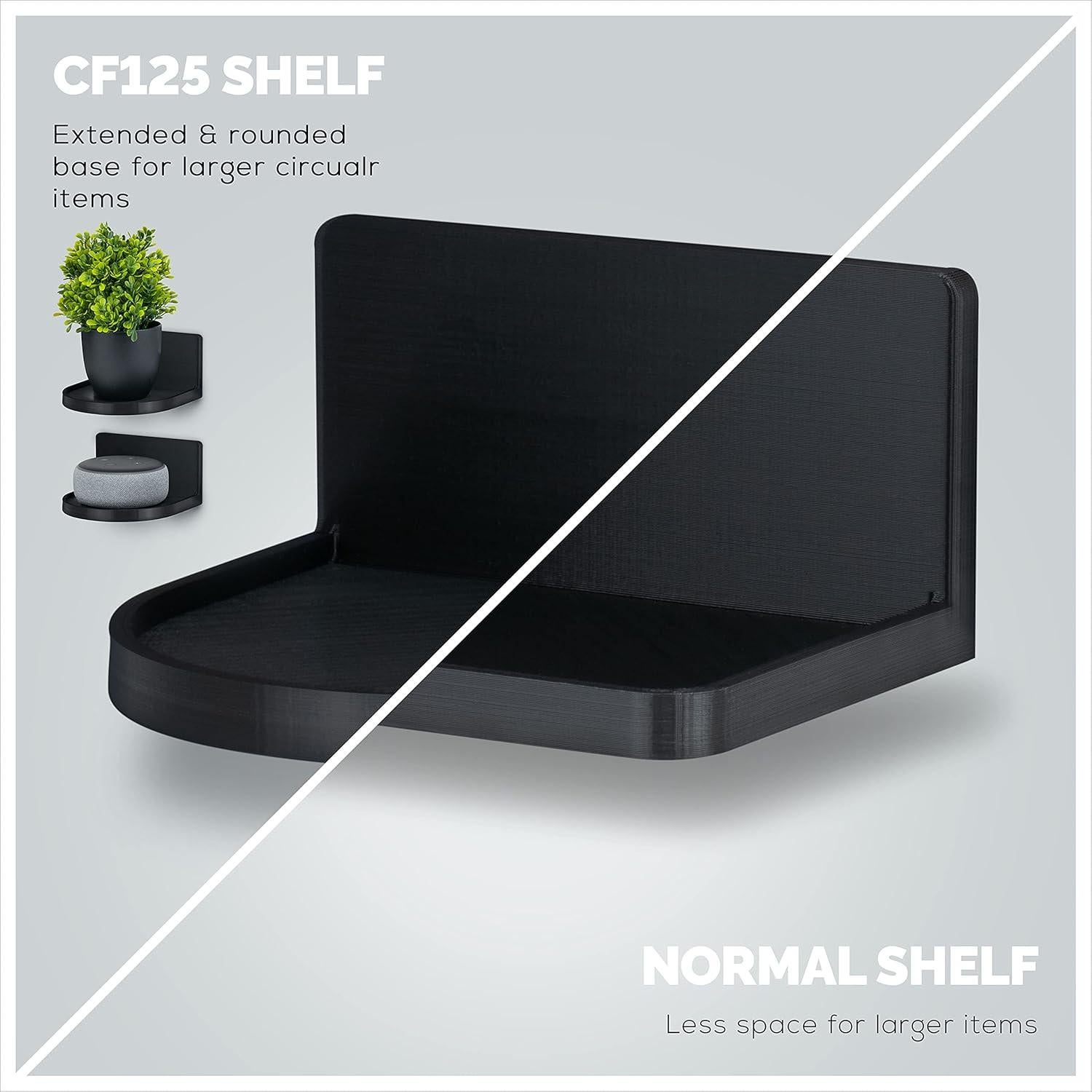 Soporte Flotante Universal BRAINWAVZ CF125 Negro 11.7x10.7cm