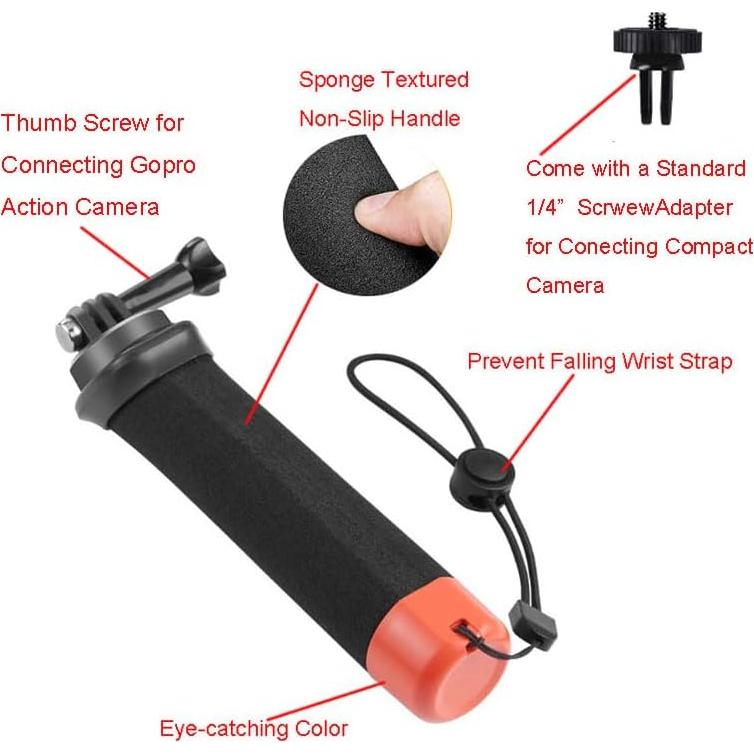 Agarradera Flotante Impermeable HuaerHui para GoPro Hero 12-13