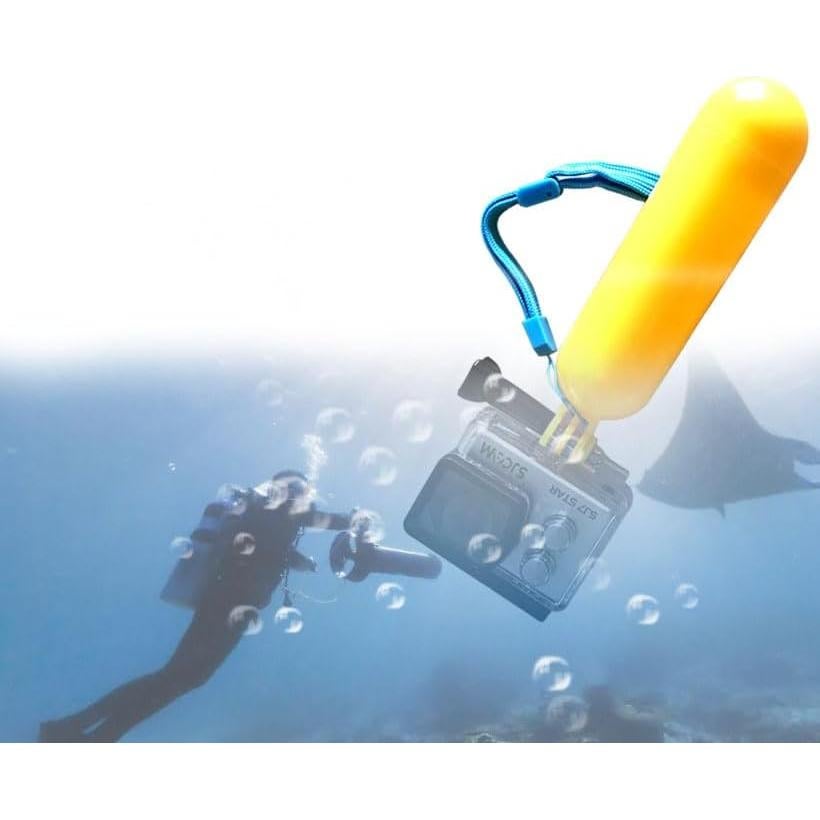 Agarre Flotante Reflex Camera para GoPro HERO 5-13 - Impermeable, Mango Antideslizante, 180° Ajustable