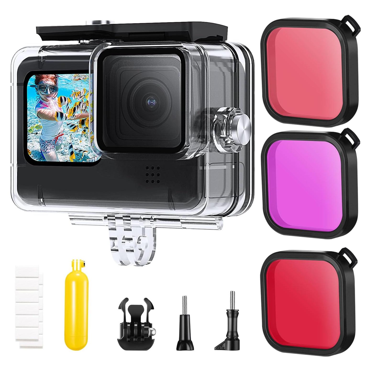 Funda Impermeable K&F Concept para GoPro Hero 13/12/11/10/9