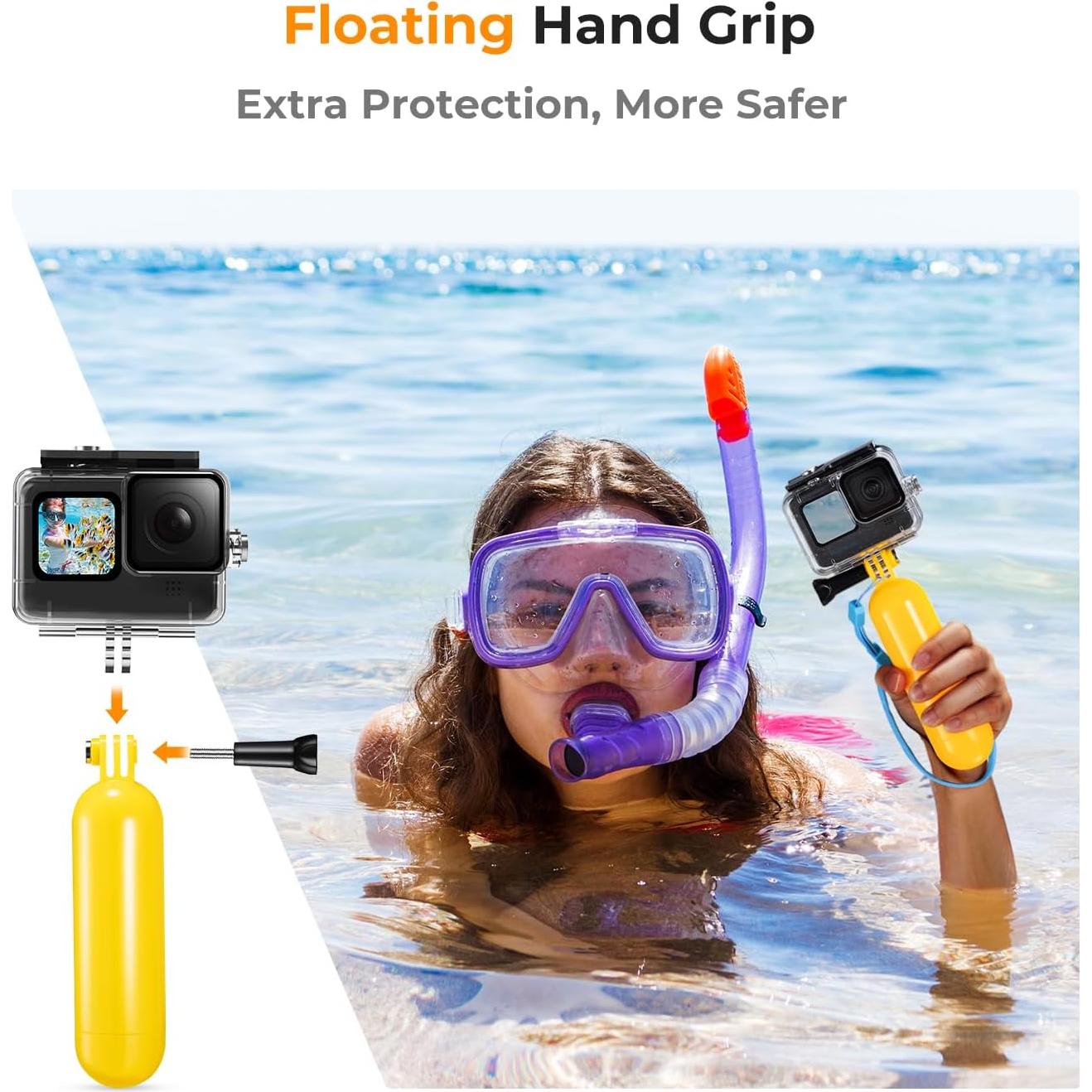 Funda Impermeable K&F Concept para GoPro Hero 13/12/11/10/9