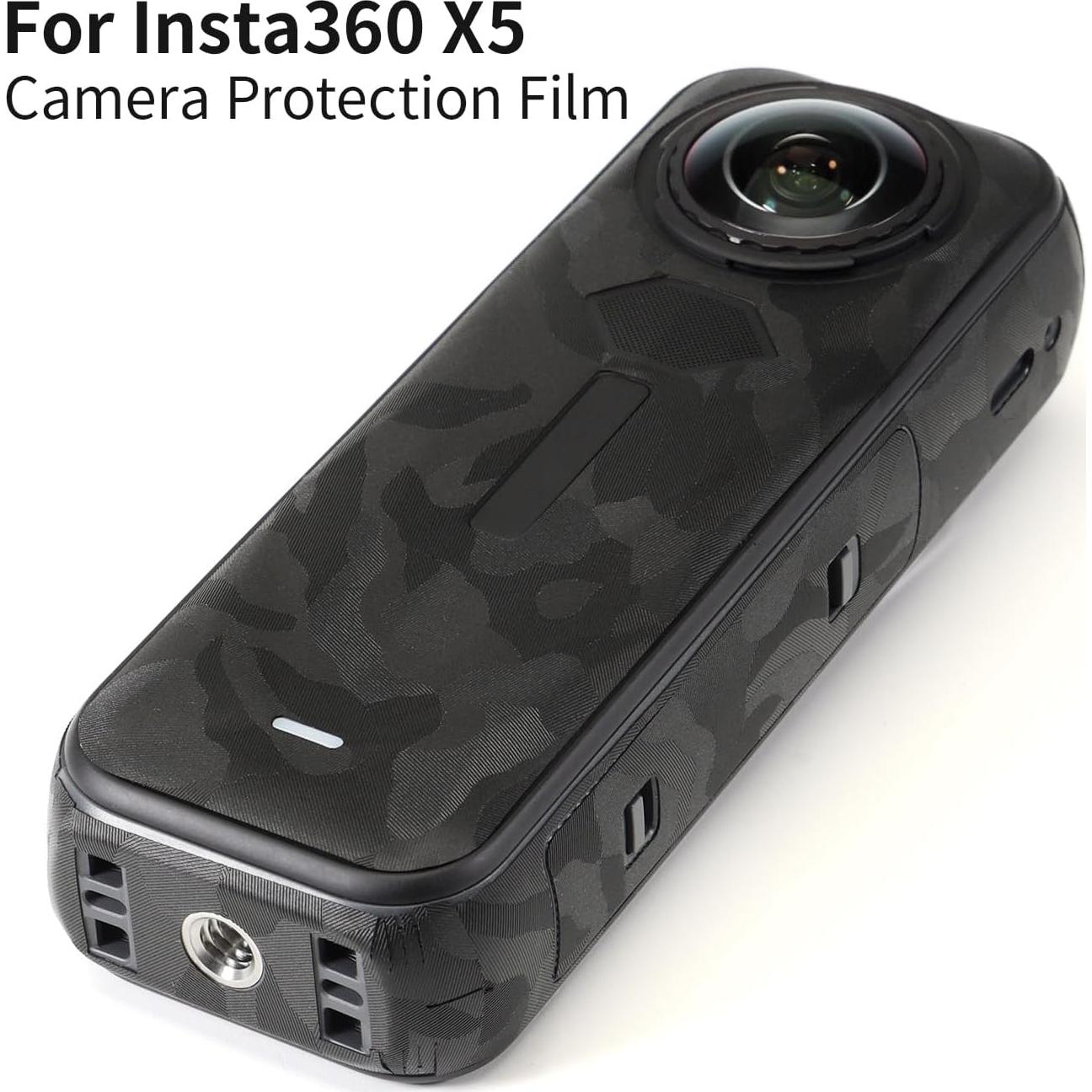 Piel Anti-Rasguños para Cámara Insta 360X5 - Calcomanías Camuflaje