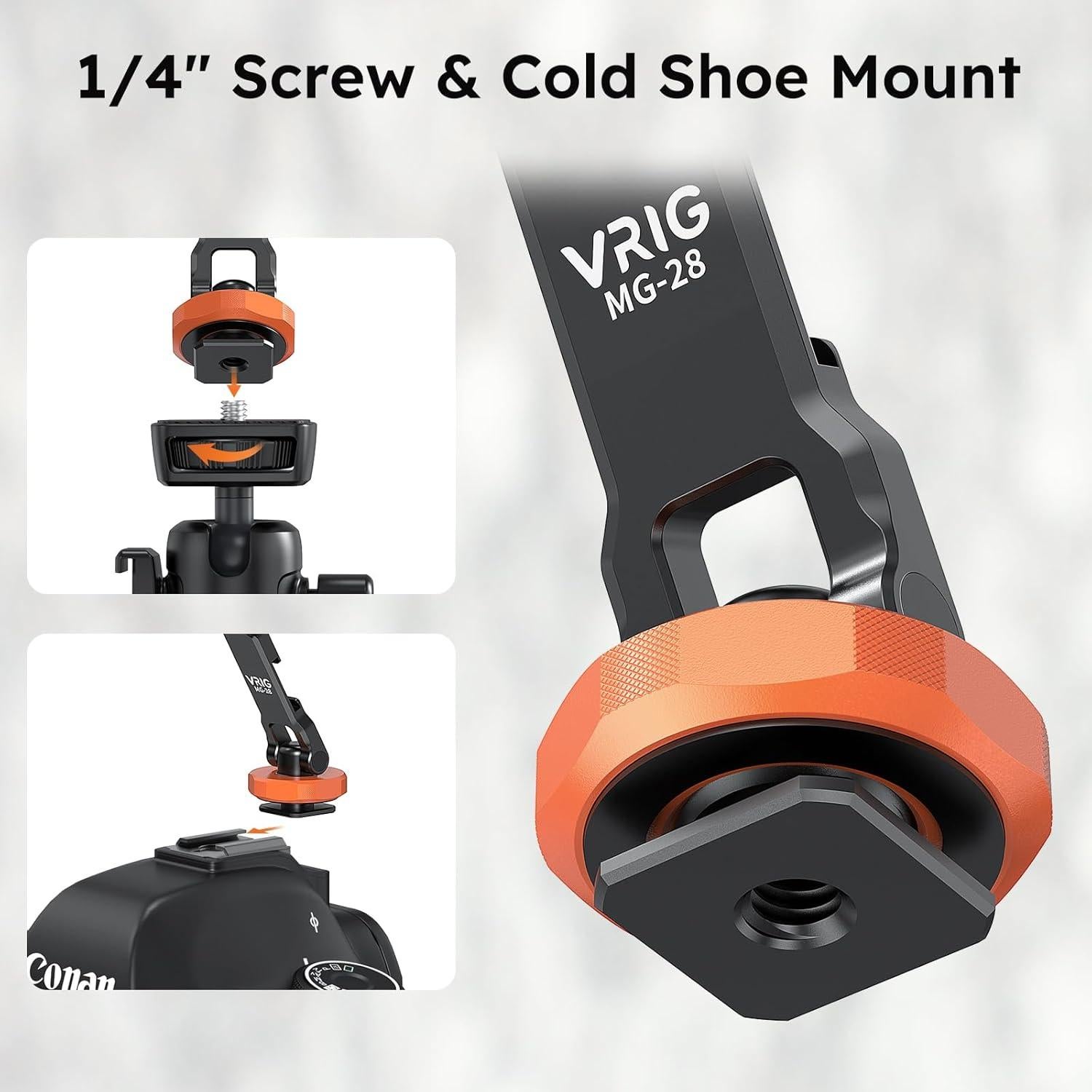 Soporte de trípode magnético VRIG MG-28 para iPhone 12-16