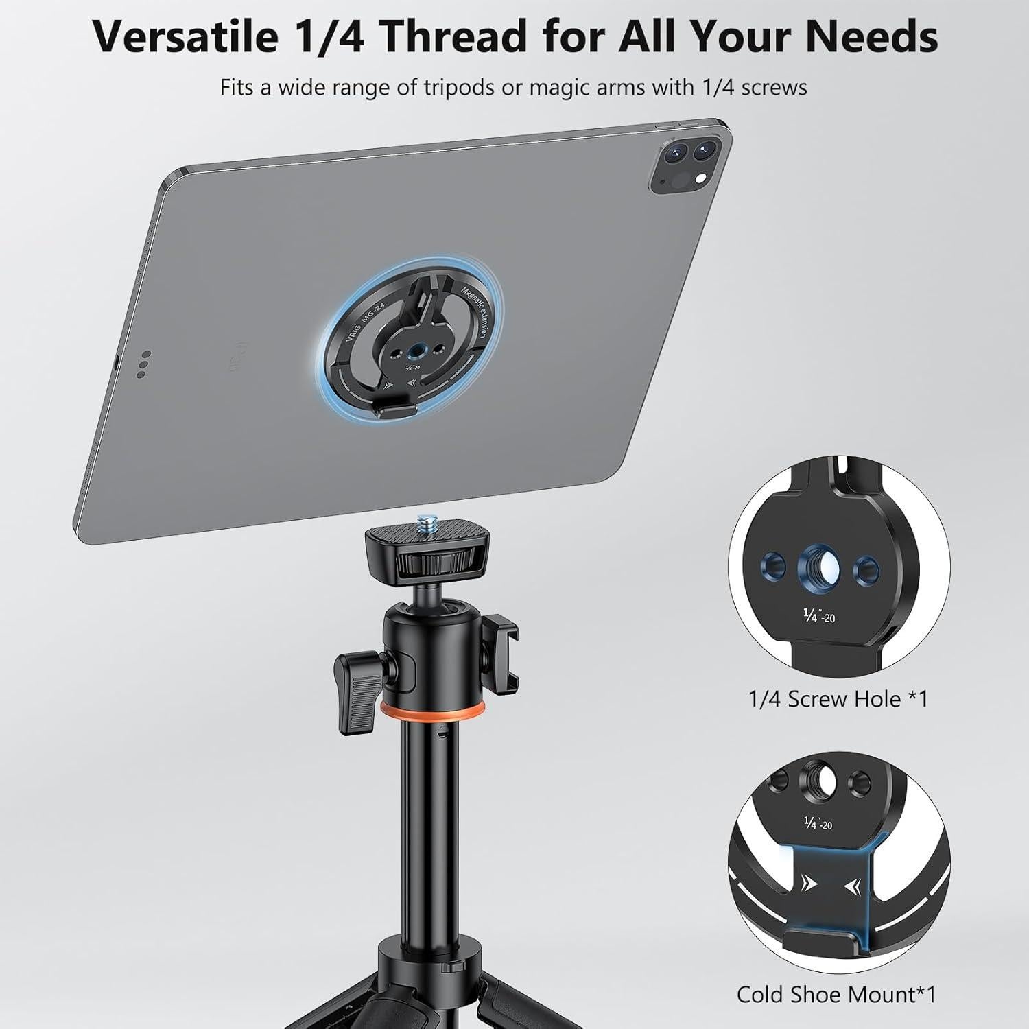 Soporte de trípode magnético VRIG para iPhone 12-16 Pro Max