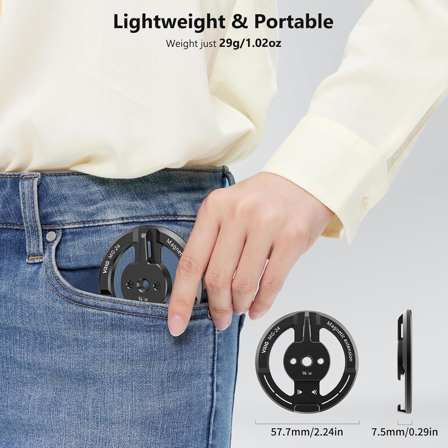 Soporte de trípode magnético VRIG para iPhone 12-16 Pro Max