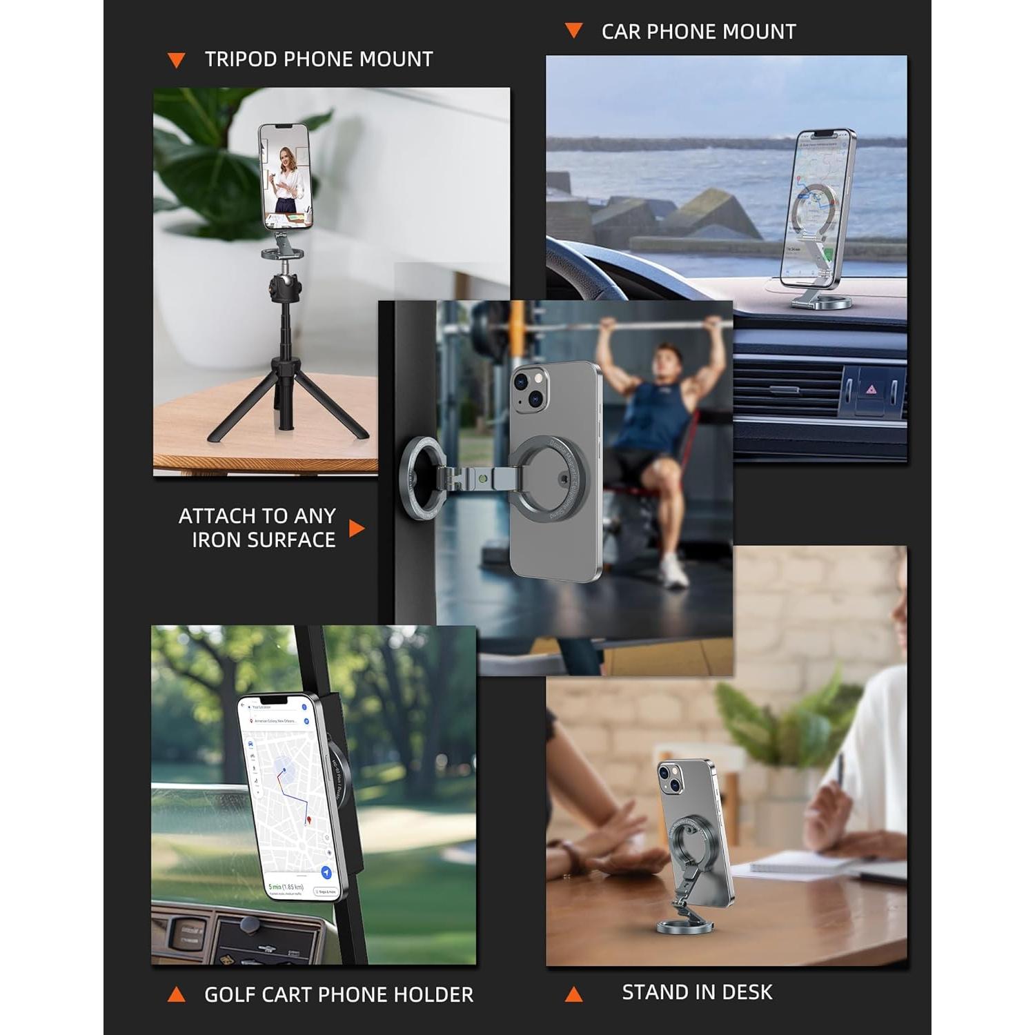 Soporte Magnético Doble CAMOLO MG-02 Plus para Teléfono